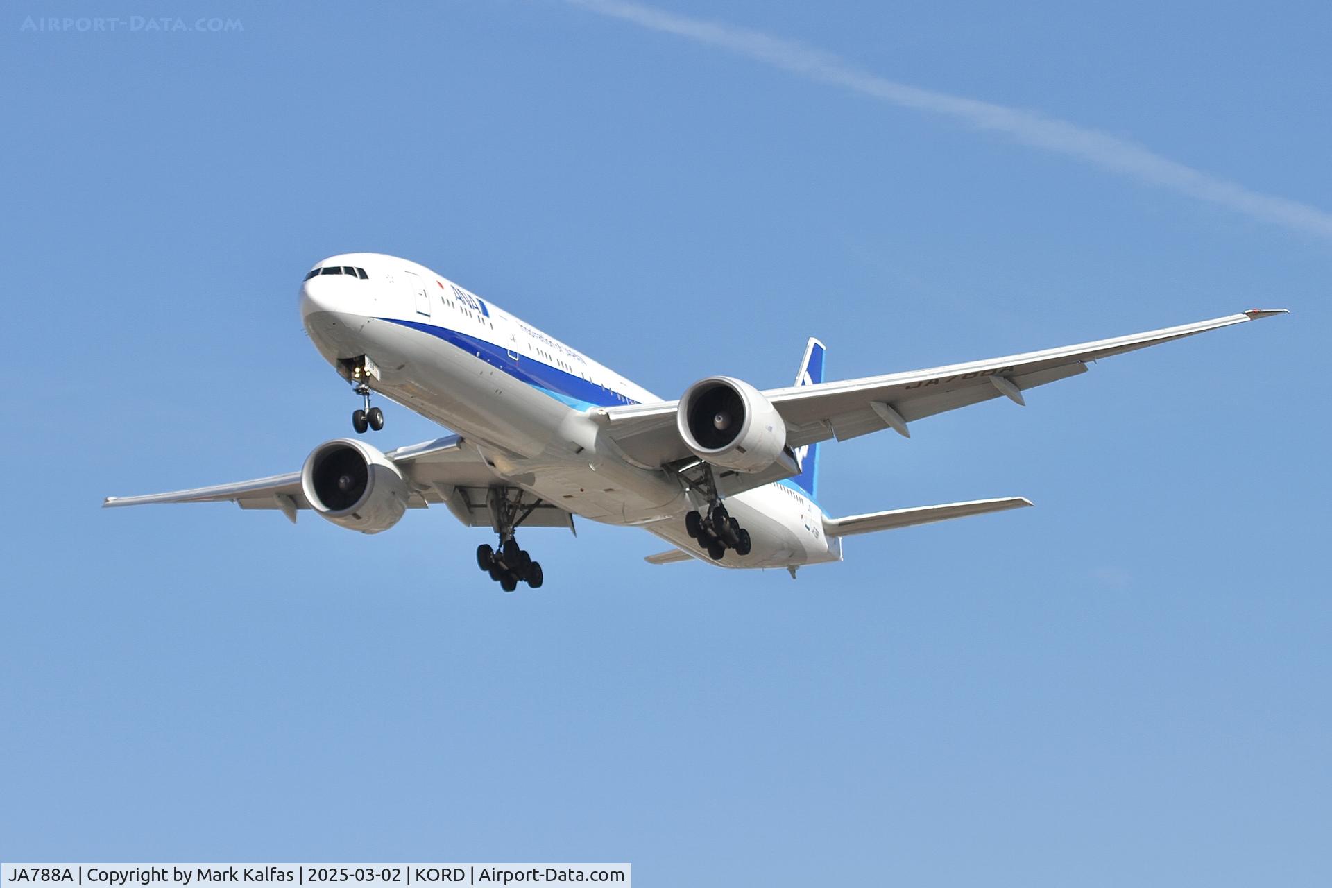 JA788A, 2010 Boeing 777-381/ER C/N 40686, B77W ANA BOEING 777-300ER JA788A ANA12 NRT-ORD