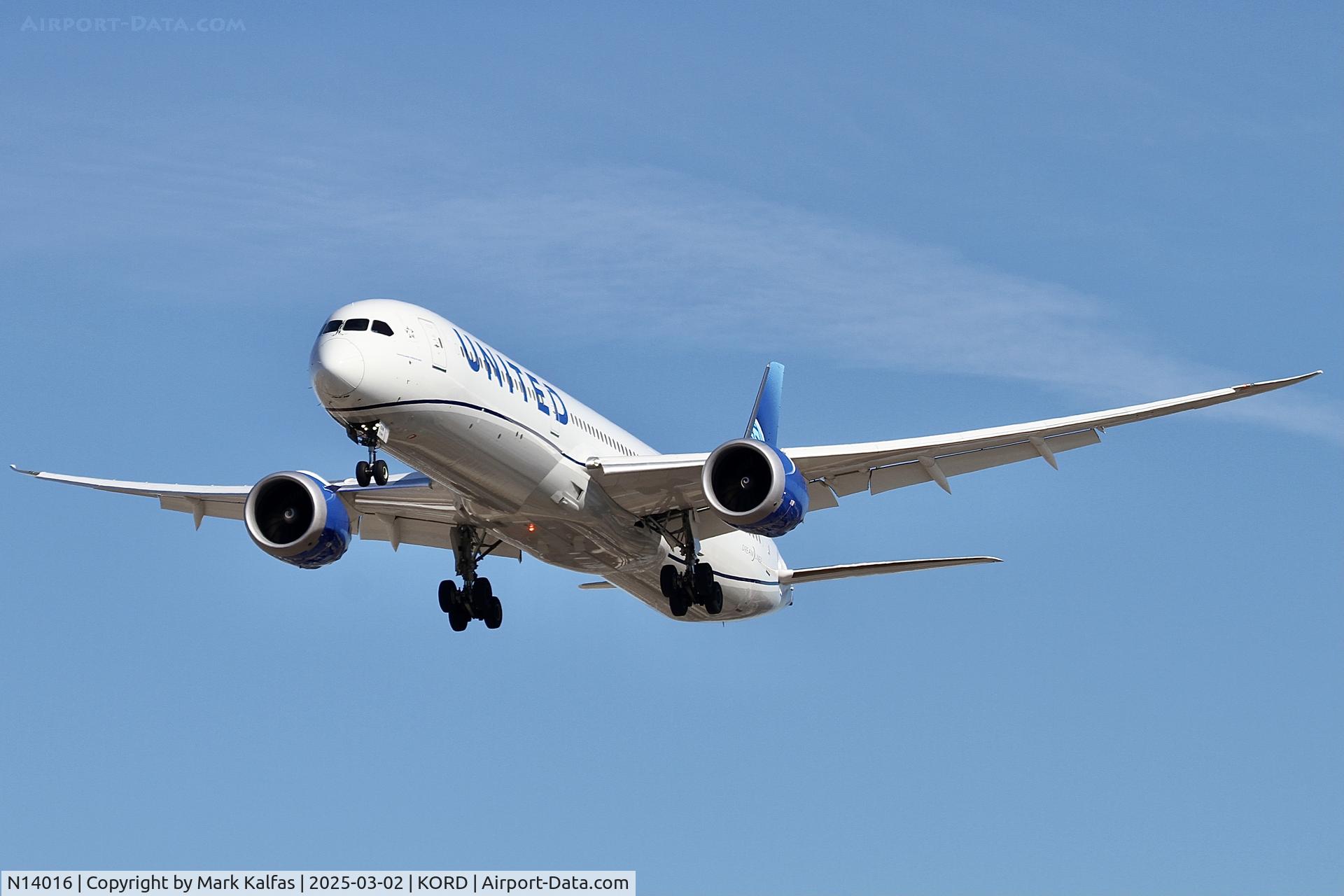 N14016, 2022 Boeing 787-10 Dreamliner Dreamliner C/N 66985, B78X United Airlines Boeing 787-10 DREAMLINER N14016 UAL952 MUC-ORD