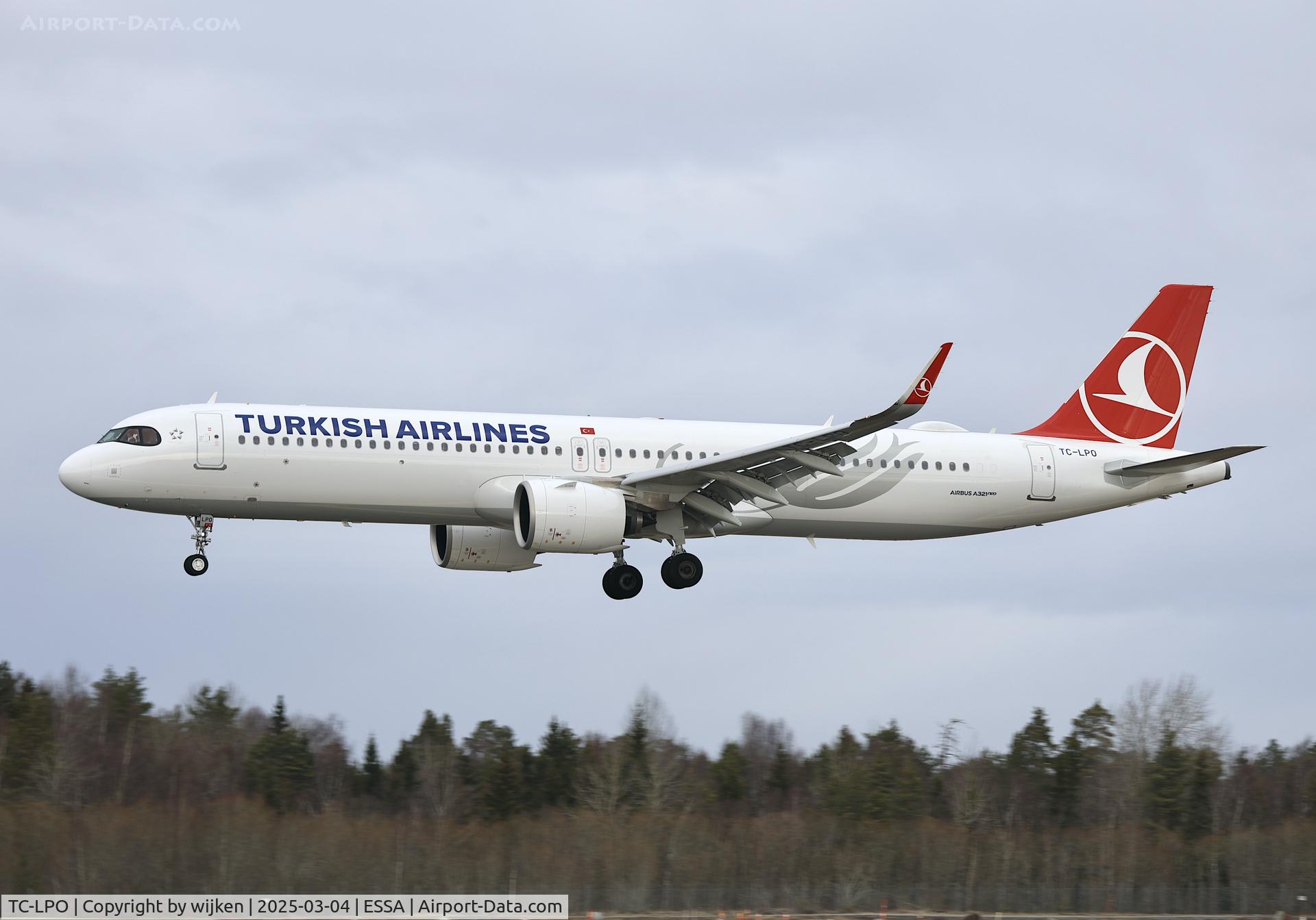 TC-LPO, 2024 Airbus A321-271NX C/N 12410, Rwy 26