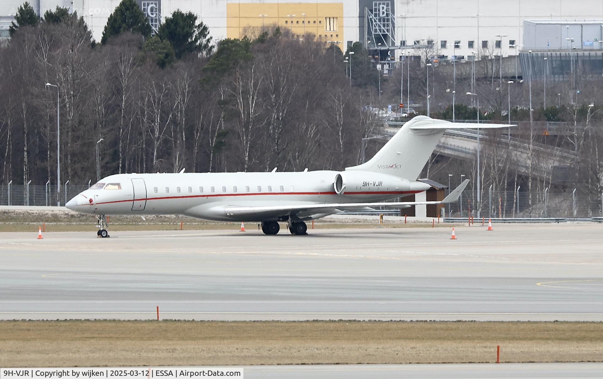 9H-VJR, 2014 Bombardier BD-700-1A10 Global 6000 C/N 9703, Ramp M