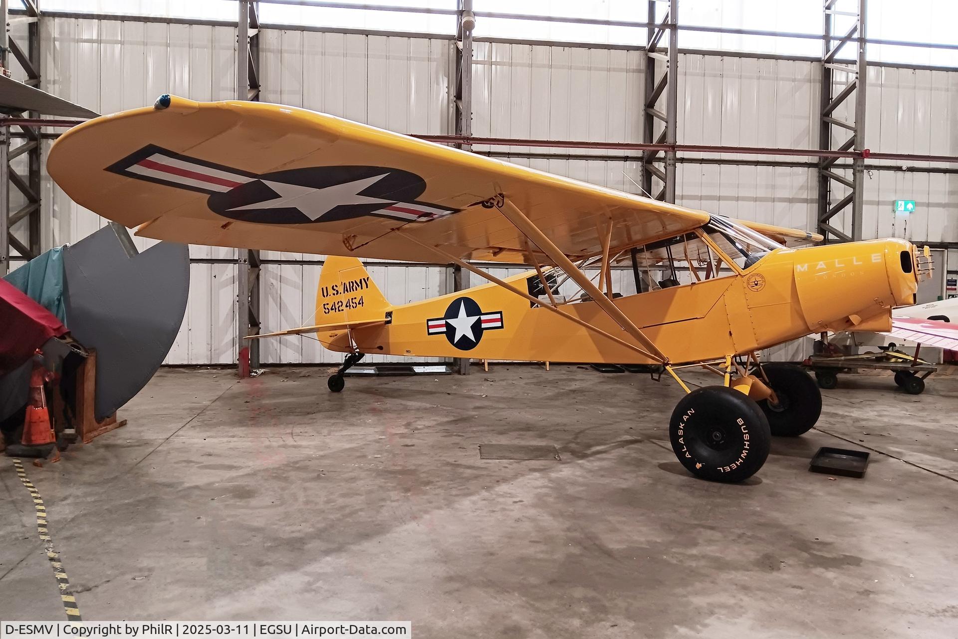 D-ESMV, 1954 Piper L-21B Super Cub (PA-18-135) C/N 18-3854, 542454 (D-ESMV) 1954 Piper L-21B Super Cub (Piper PA-18-135) US Army Duxford 