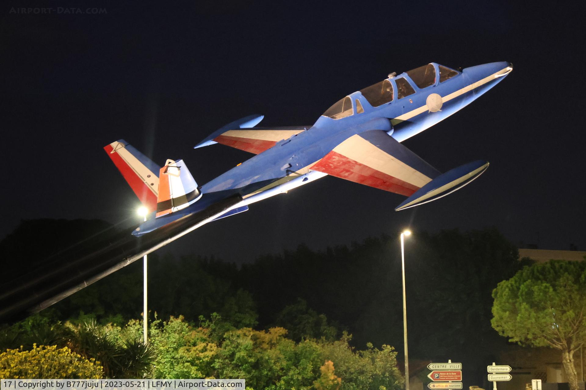 17, Fouga CM-170 Magister C/N 17, at Salon 2023