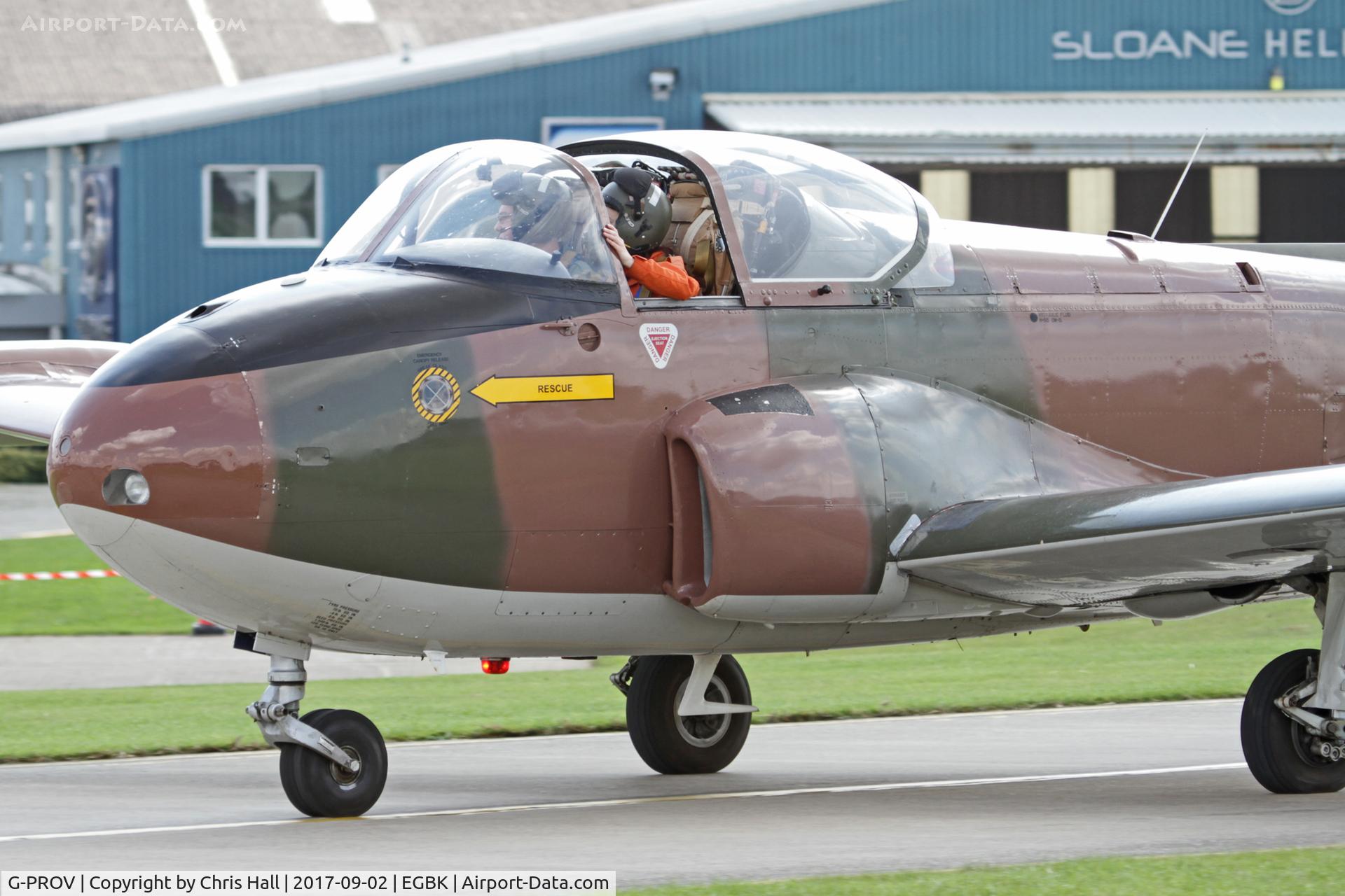 G-PROV, 1967 BAC 84 Jet Provost T.52 (Mod) C/N PAC/W/23905, LAA Rally 2017, Sywell