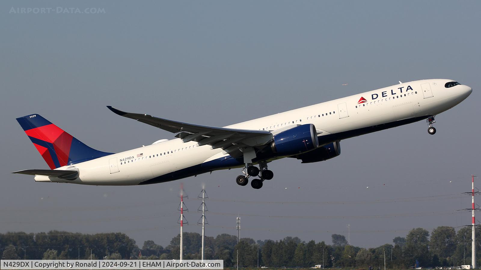 N429DX, 2024 Airbus A330-941 C/N 2067, at eham