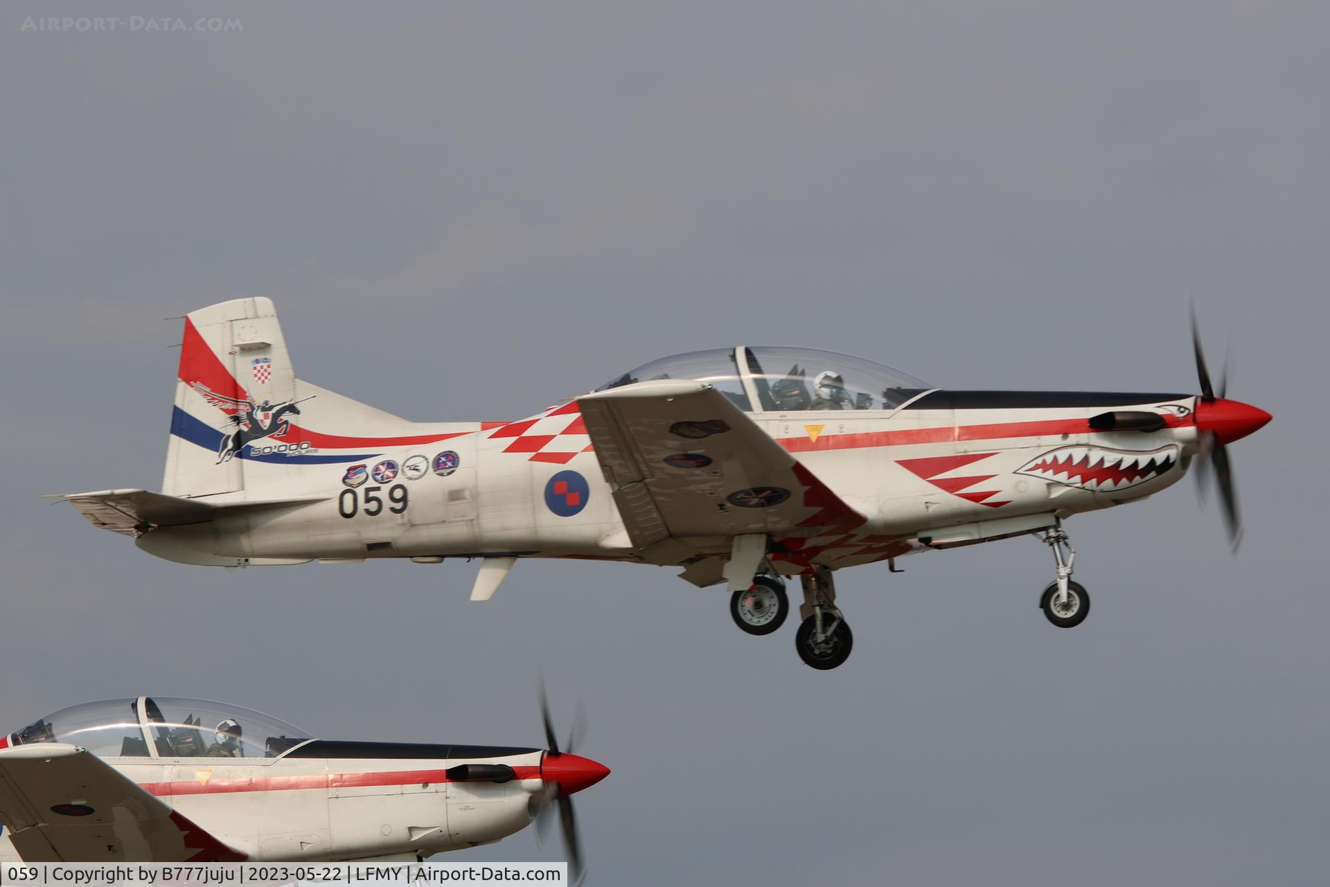 059, Pilatus PC-9M C/N 622, at Salon 2023