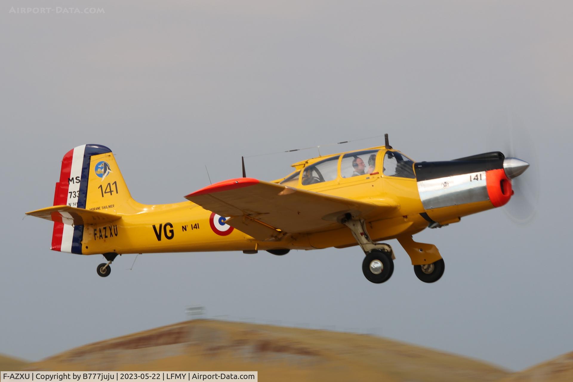 F-AZXU, Morane-Saulnier MS-733 Alcyon C/N 141, at Salon 2023