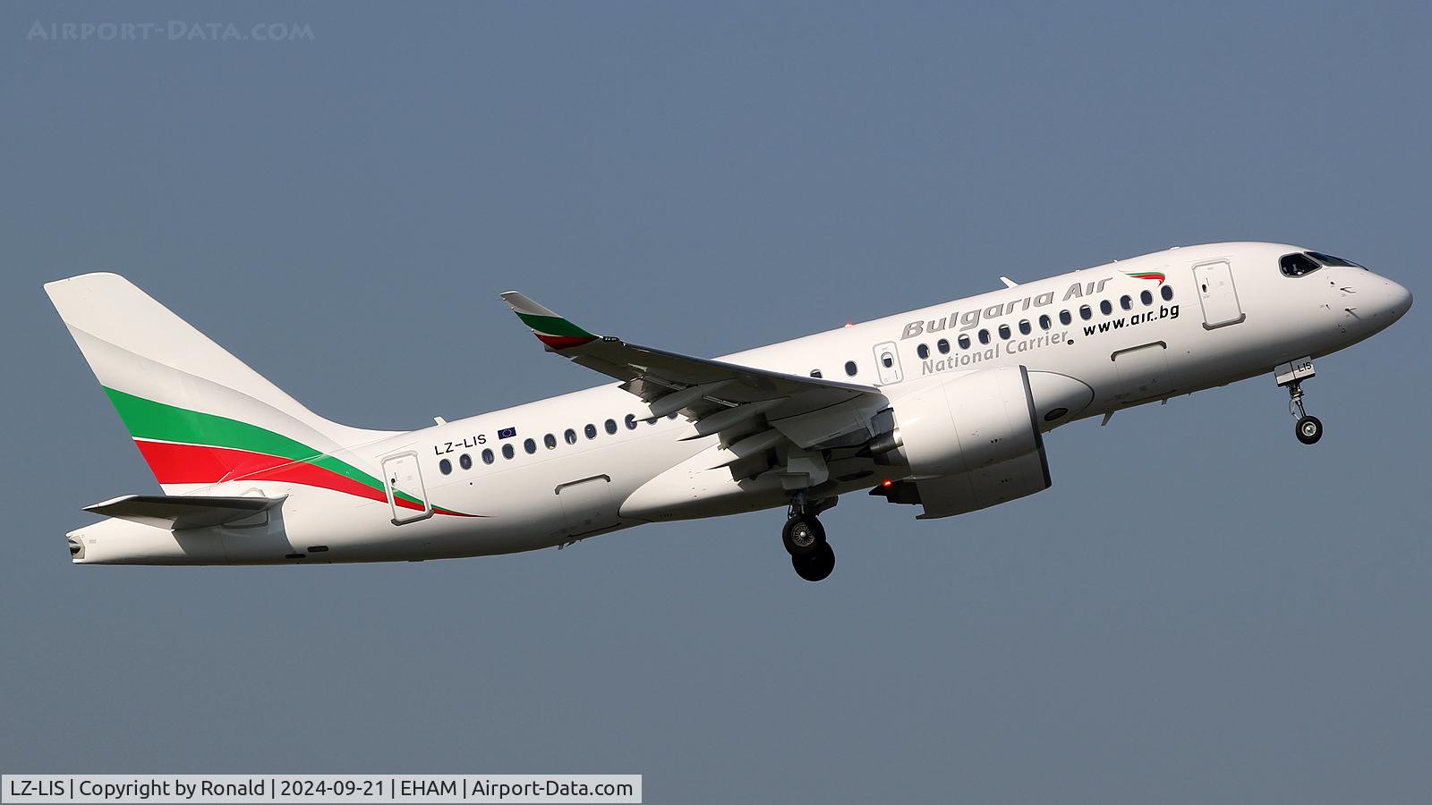 LZ-LIS, Airbus A220-171 C/N 50077, at eham
