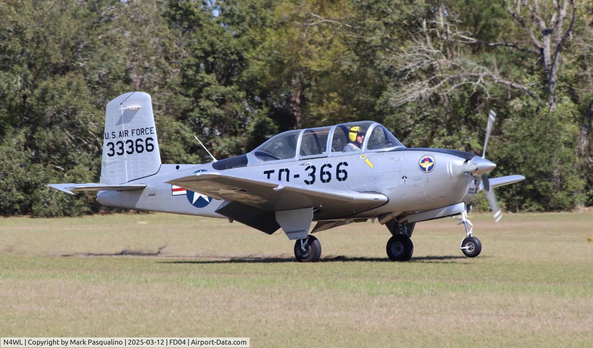 N4WL, Beech T-34A (A45) Mentor Mentor C/N G-127, Beech T-34A
