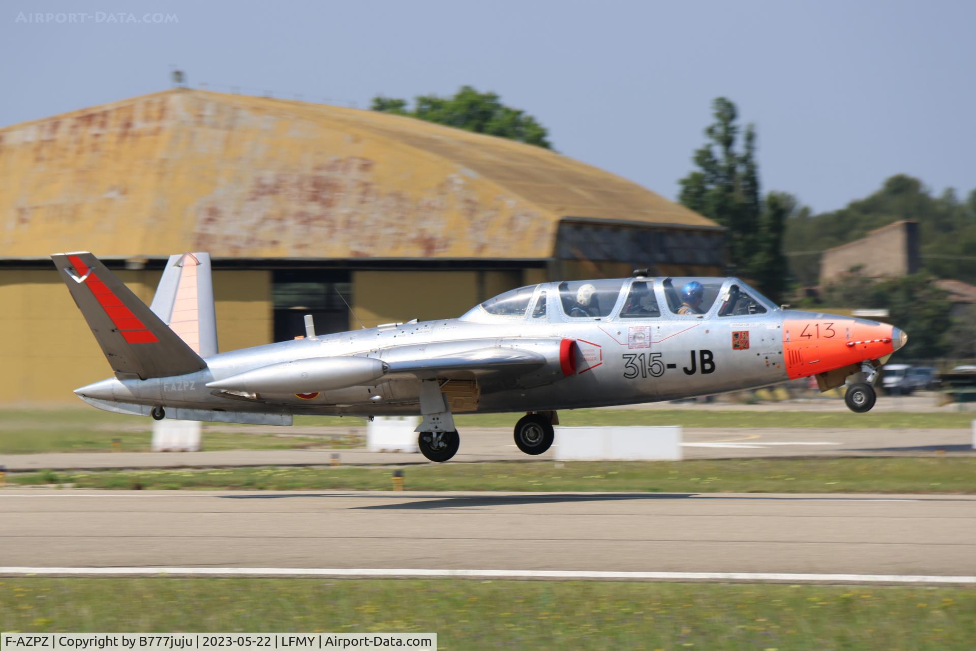F-AZPZ, 1963 Fouga CM-170 Magister C/N 413, at Salon 2023