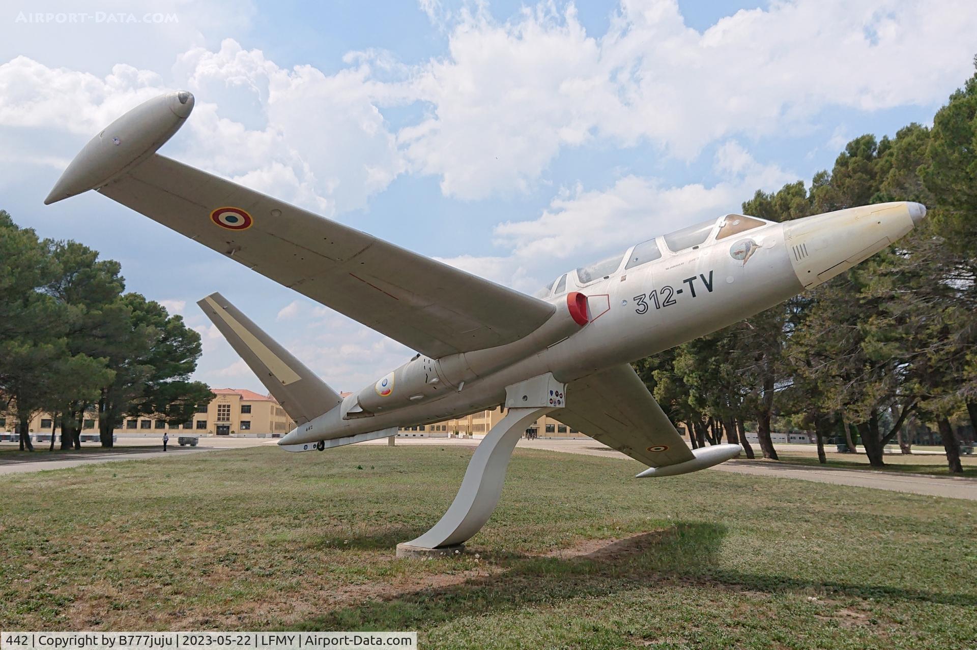 442, Fouga CM-170R Magister C/N 442, at Salon 2023