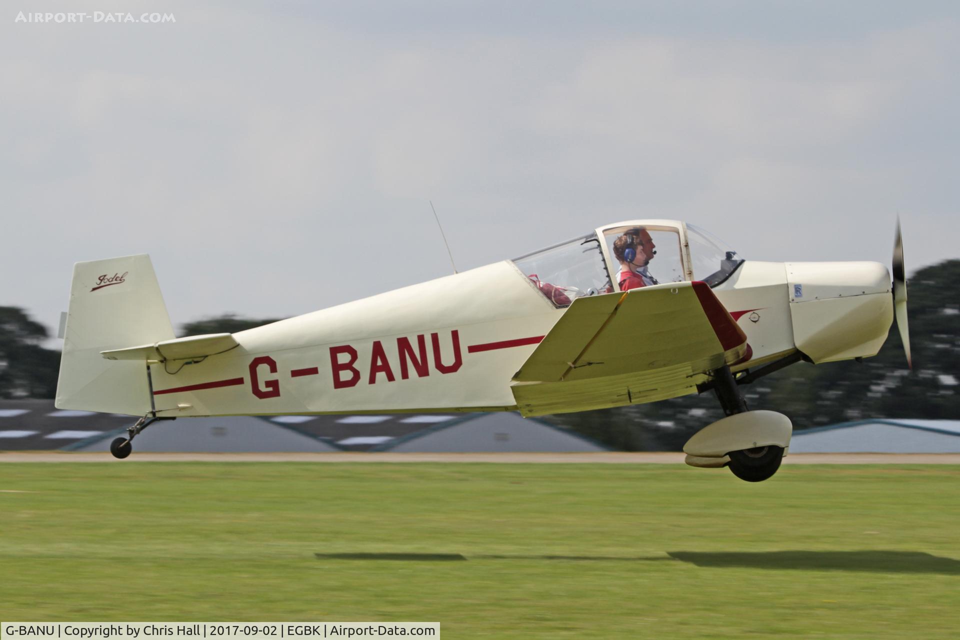 G-BANU, 1963 Wassmer (Jodel) D-120 Paris-Nice C/N 247, LAA Rally 2017, Sywell