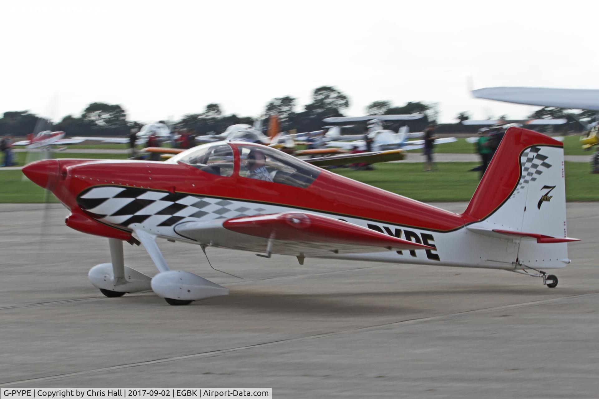 G-PYPE, 2007 Vans RV-7 C/N PFA 323-14398, LAA Rally 2017, Sywell