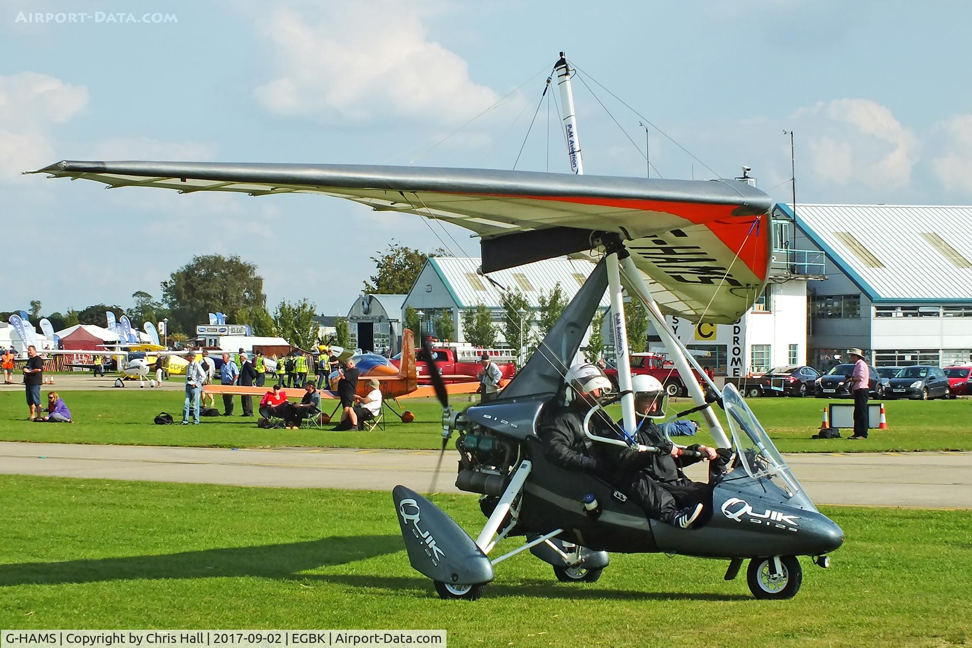 G-HAMS, 2006 P&M Aviation Pegasus Quik C/N 8224, LAA Rally 2017, Sywell