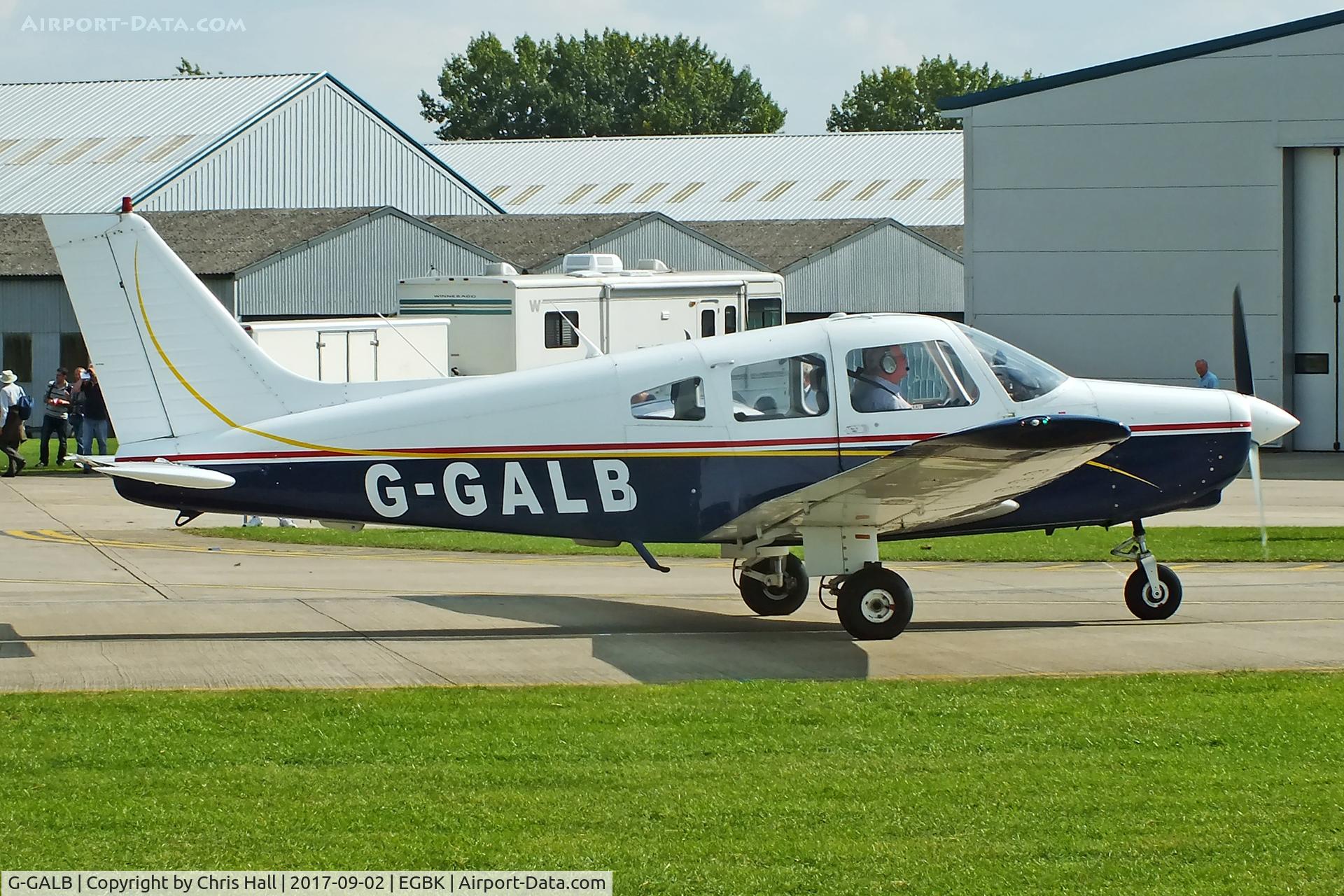G-GALB, 1986 Piper PA-28-161 Cherokee Warrior II C/N 28-8616021, LAA Rally 2017, Sywell