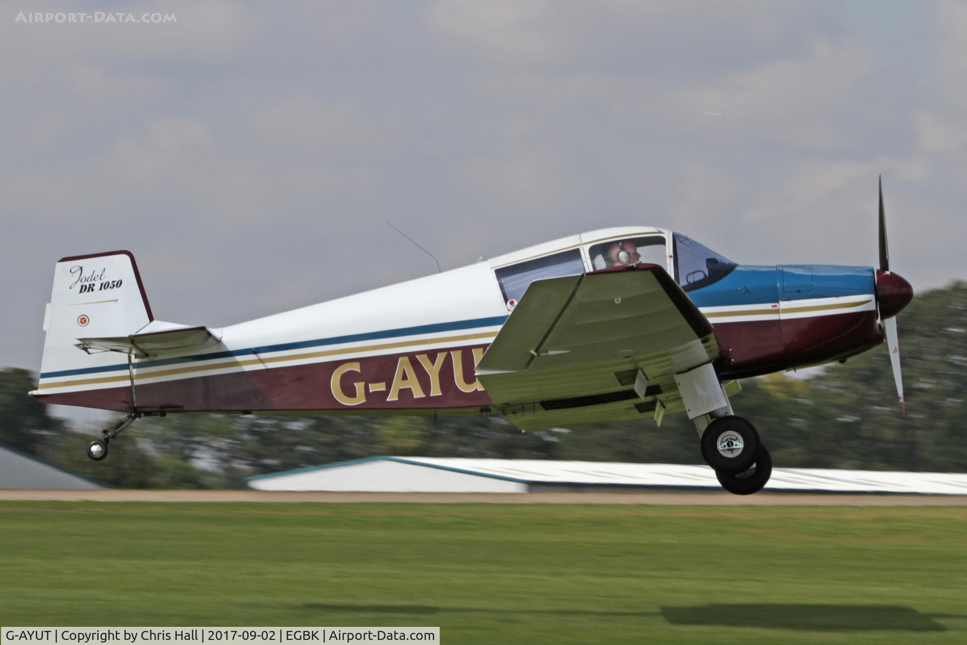 G-AYUT, 1964 SAN Jodel DR-1050 Ambassadeur C/N 479, LAA Rally 2017, Sywell