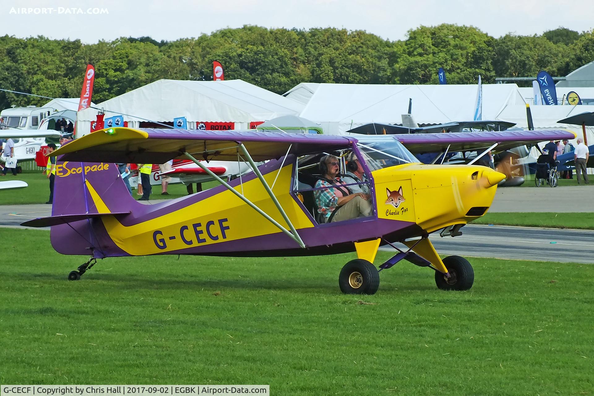 G-CECF, 2006 Just Aircraft Escapade Jabiru (3) C/N BMAA/HB/496, LAA Rally 2017, Sywell