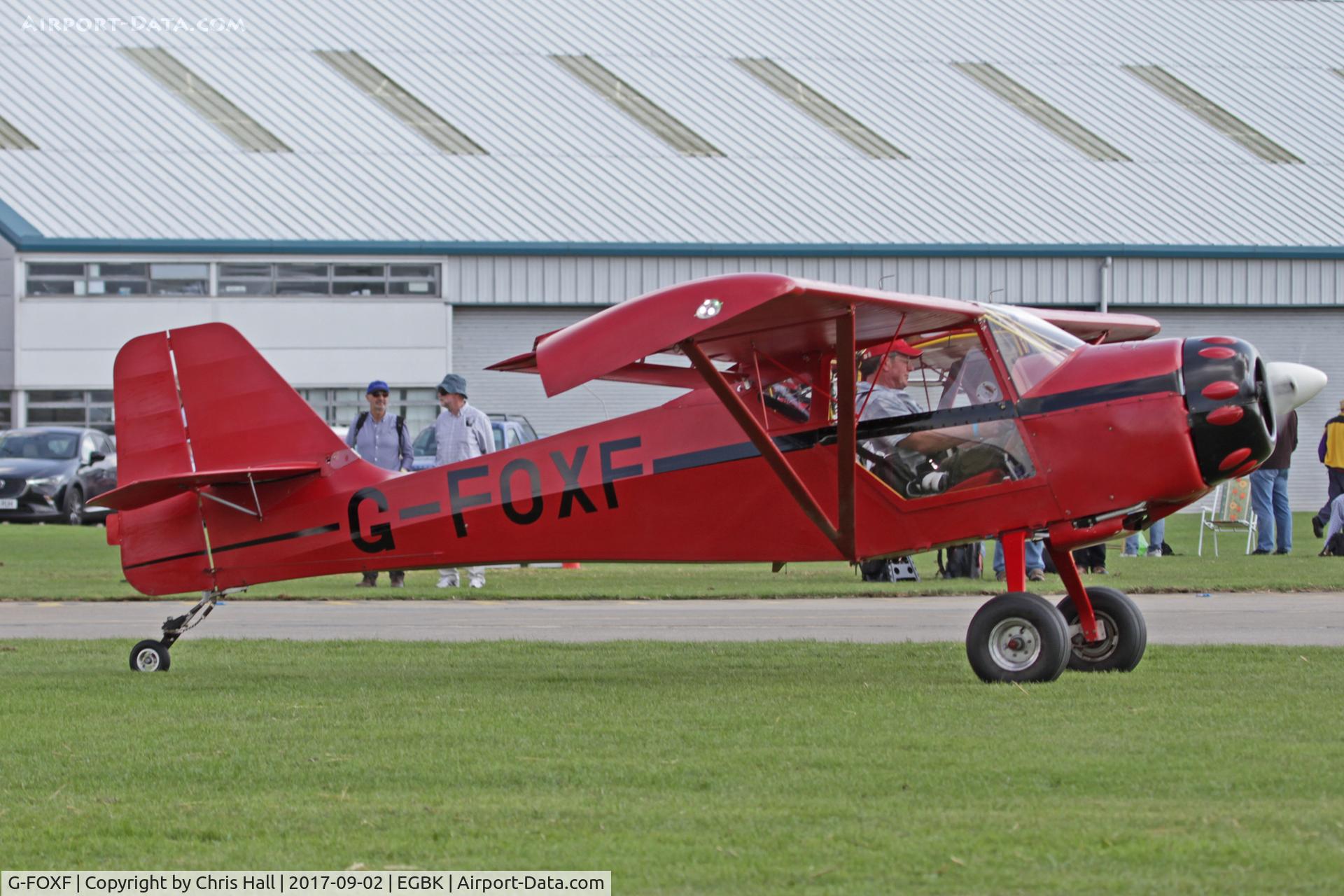 G-FOXF, 2000 Denney Kitfox Mk4 C/N PFA 172A-12399, LAA Rally 2017, Sywell