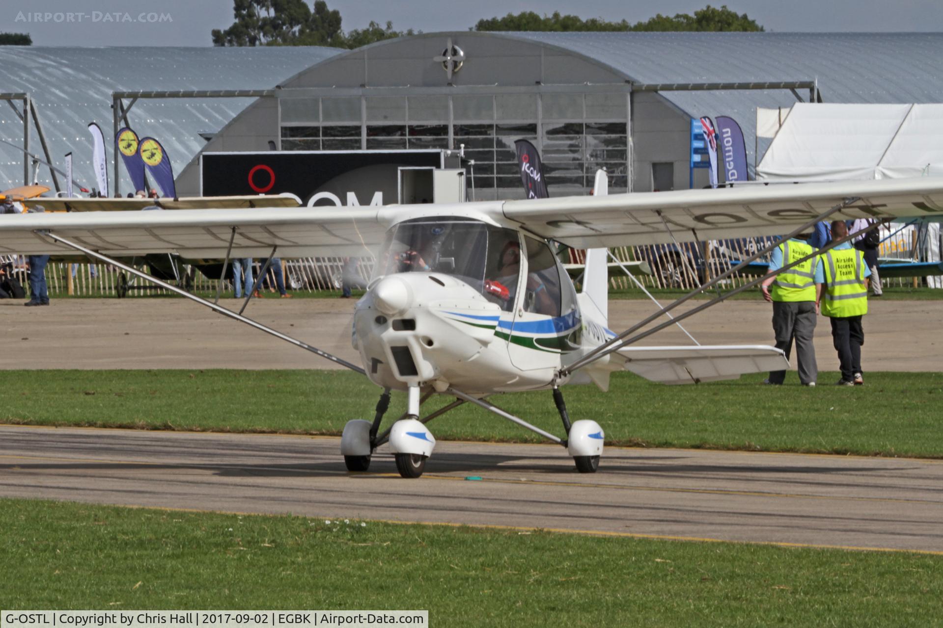 G-OSTL, 2005 Comco Ikarus C42 FB100 C/N 0503-6661, LAA Rally 2017, Sywell