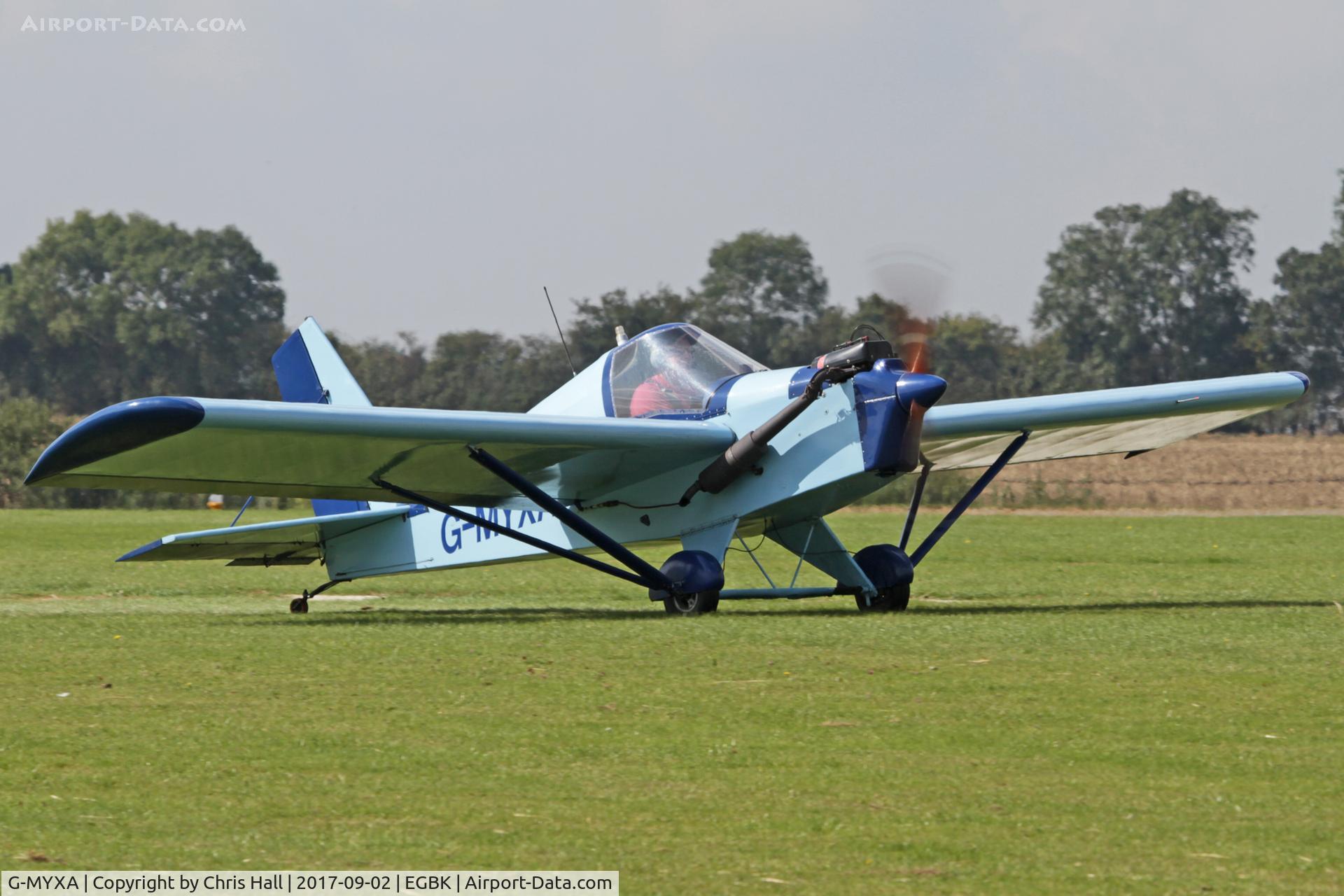 G-MYXA, 1995 Team Mini-Max 91 C/N PFA 186-12266, LAA Rally 2017, Sywell