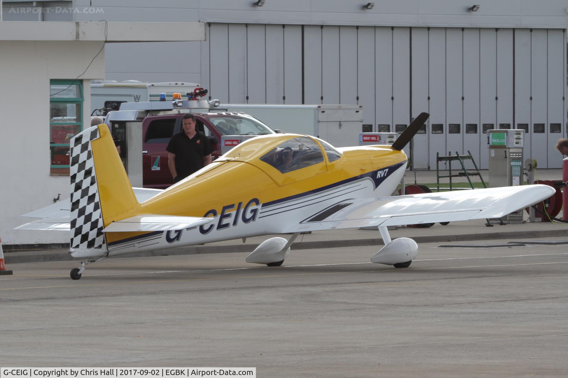 G-CEIG, 2007 Vans RV-7 C/N PFA 323-14402, LAA Rally 2017, Sywell