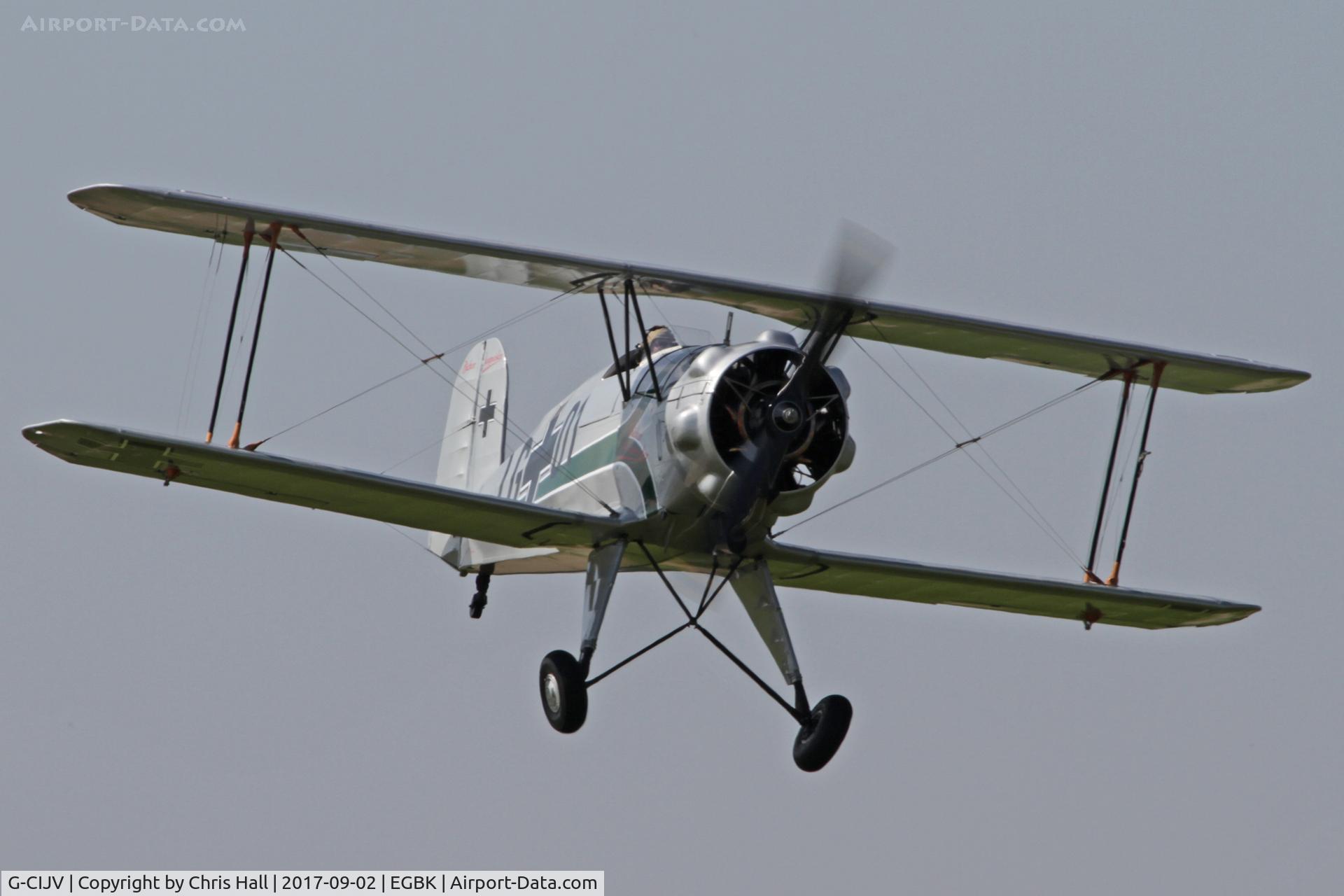 G-CIJV, 1940 CASA 1-133 Jungmeister C/N 35, LAA Rally 2017, Sywell