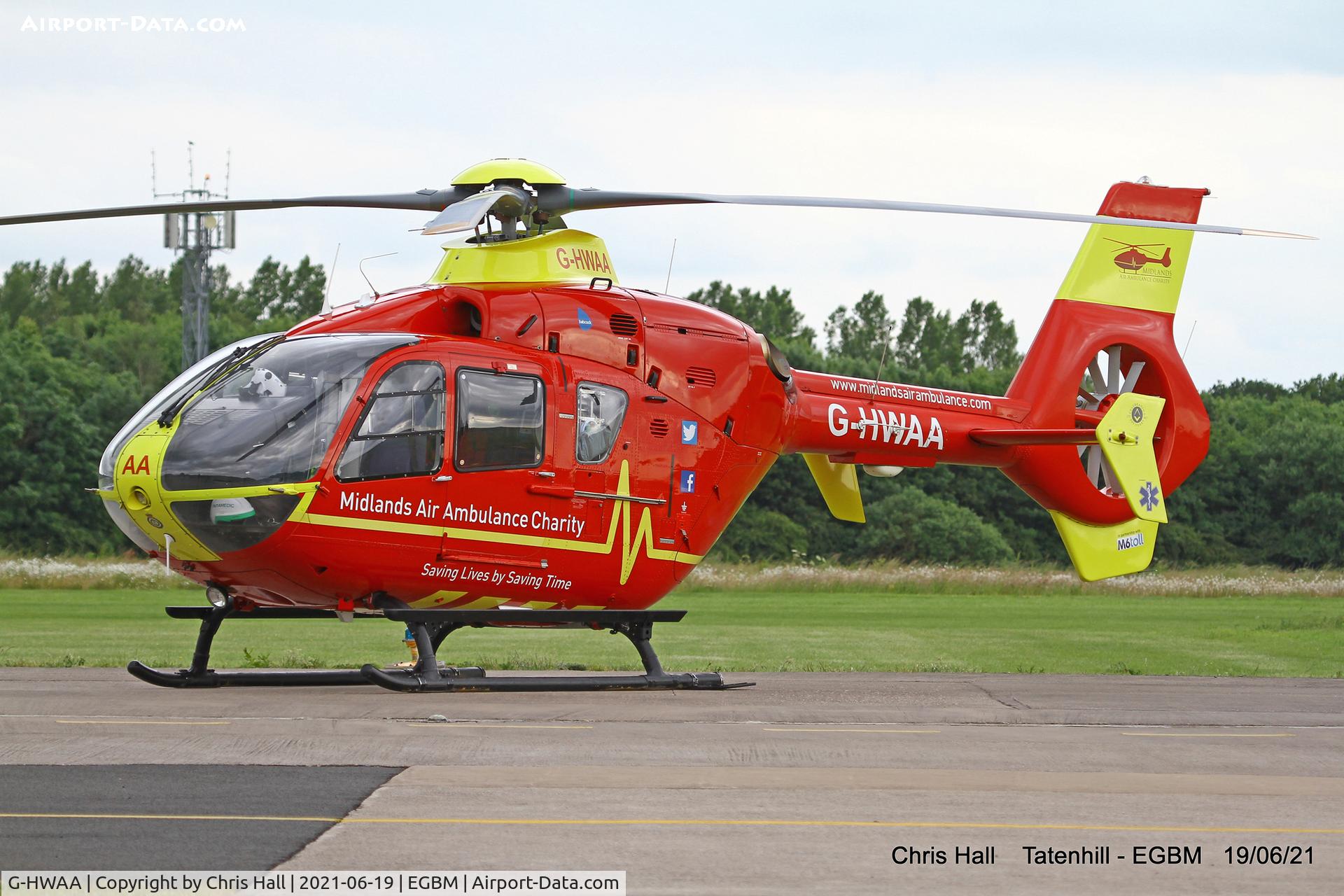 G-HWAA, 2005 Eurocopter EC-135T-2 C/N 0375, Tatenhill