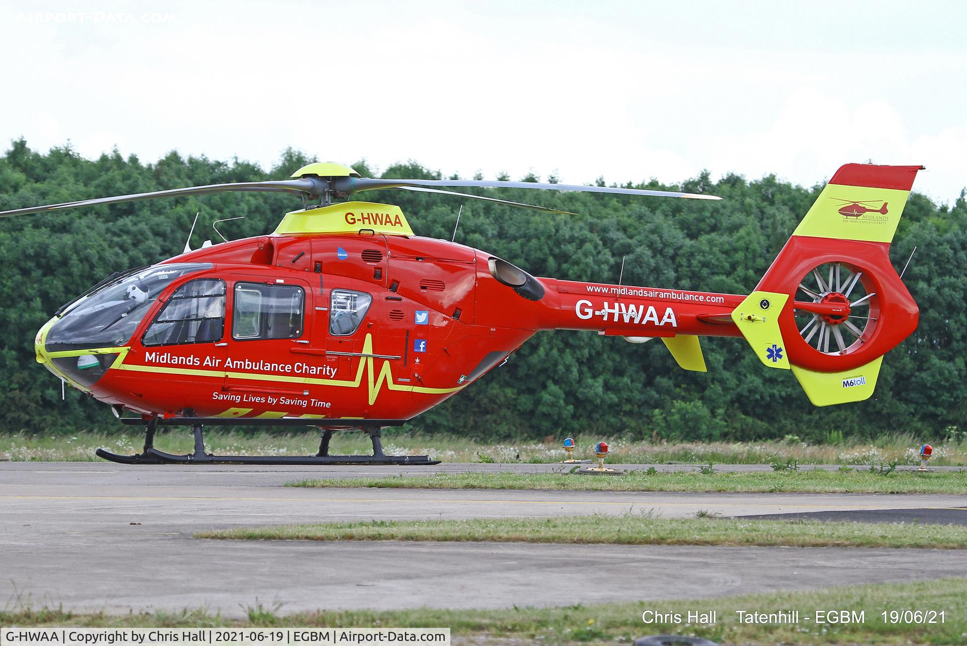 G-HWAA, 2005 Eurocopter EC-135T-2 C/N 0375, Tatenhill