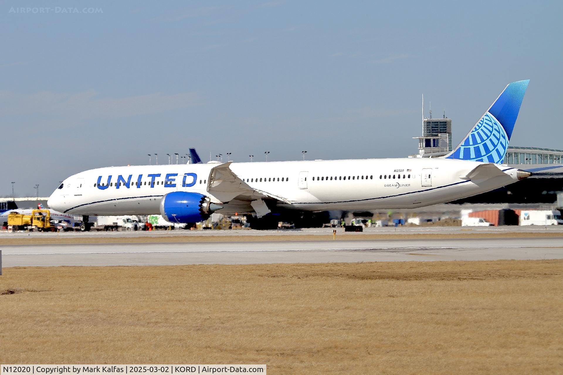 N12020, 2022 Boeing 787-10 Dreamliner Dreamliner C/N 66989, B78X United Airlines Boeing 787-10 DREAMLINER N12020 UAL881 ORD-HND