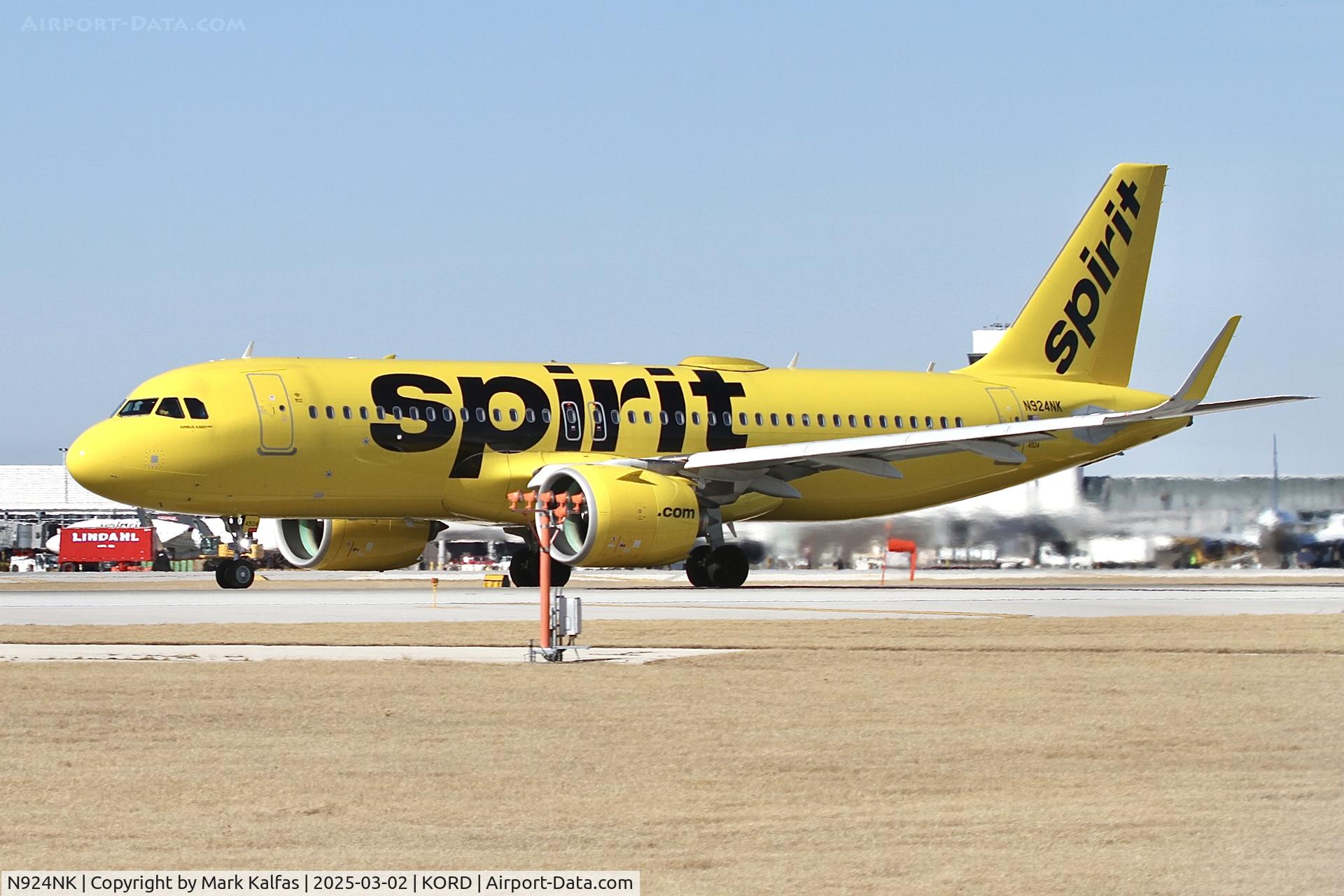 N924NK, 2019 Airbus A320-271N C/N 9405, A20N SPIRIT AIRLINES Airbus A320neo N924NK NKS150 ORD-LAS IMG_0328.JPG
