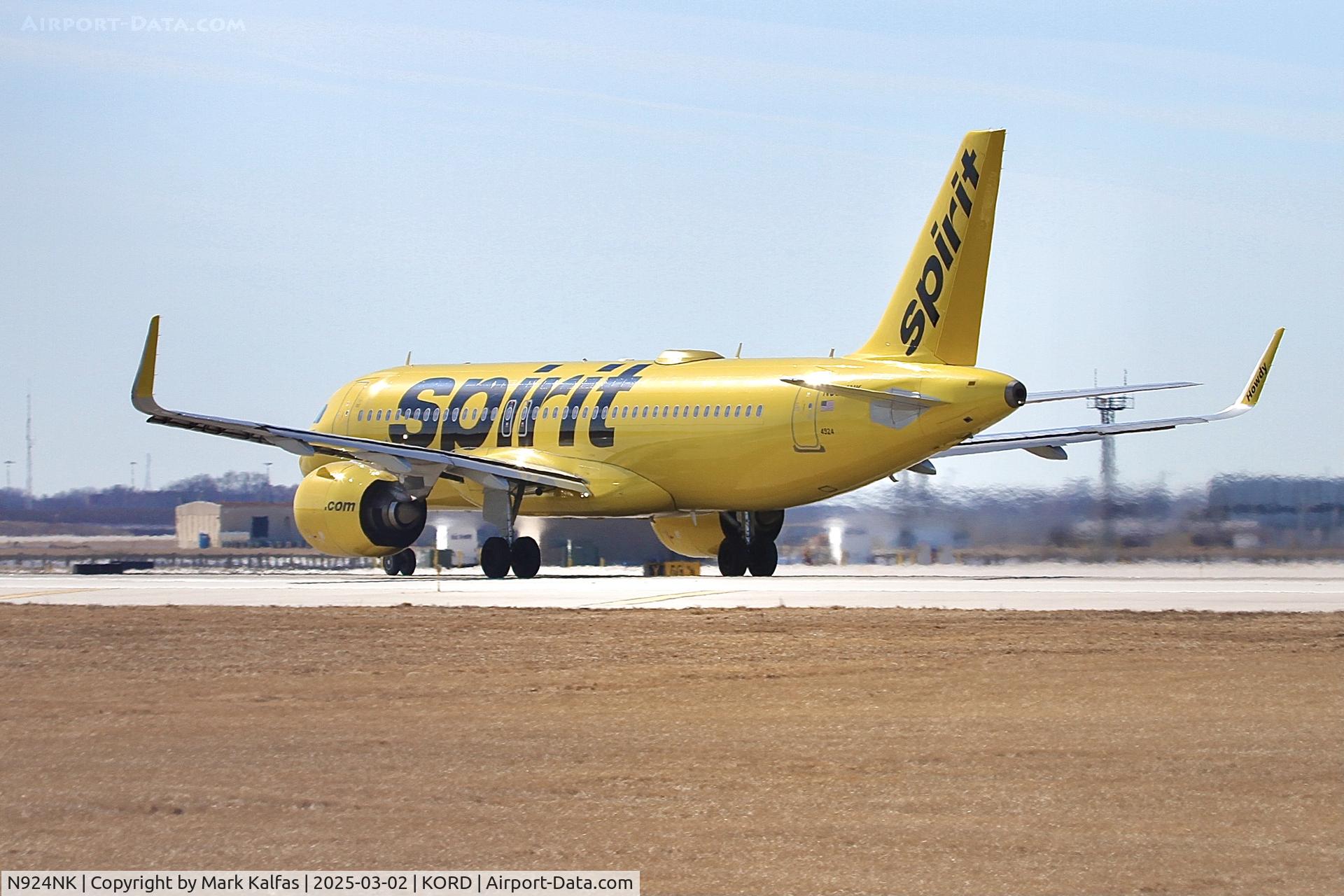 N924NK, 2019 Airbus A320-271N C/N 9405, A20N SPIRIT AIRLINES Airbus A320neo N924NK NKS150 ORD-LAS IMG_0328.JPG