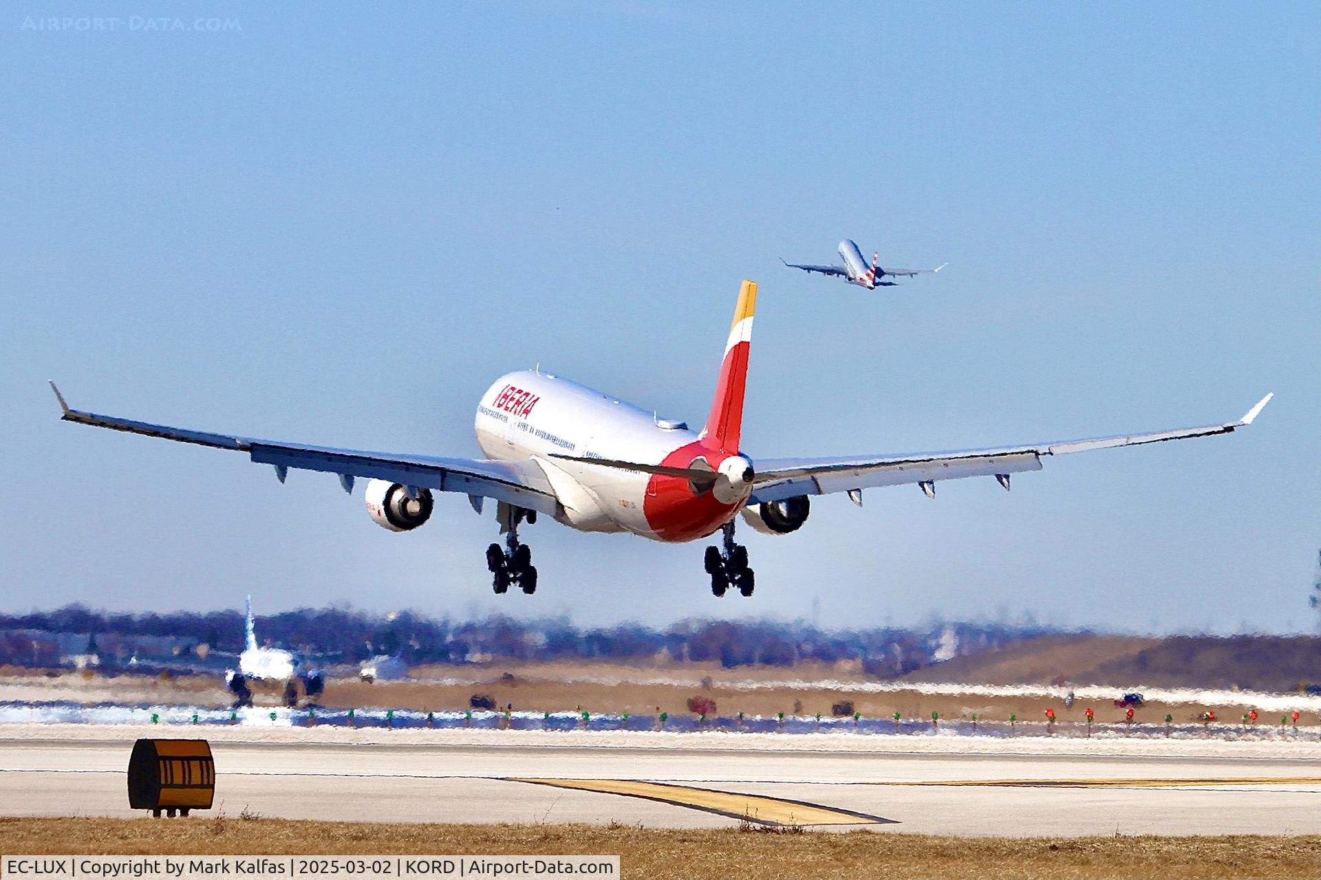EC-LUX, 2013 Airbus A330-302 C/N 1405, A333 IBERIA AIRBUS A330-300 EC-LUX IBE341 MAD-ORD