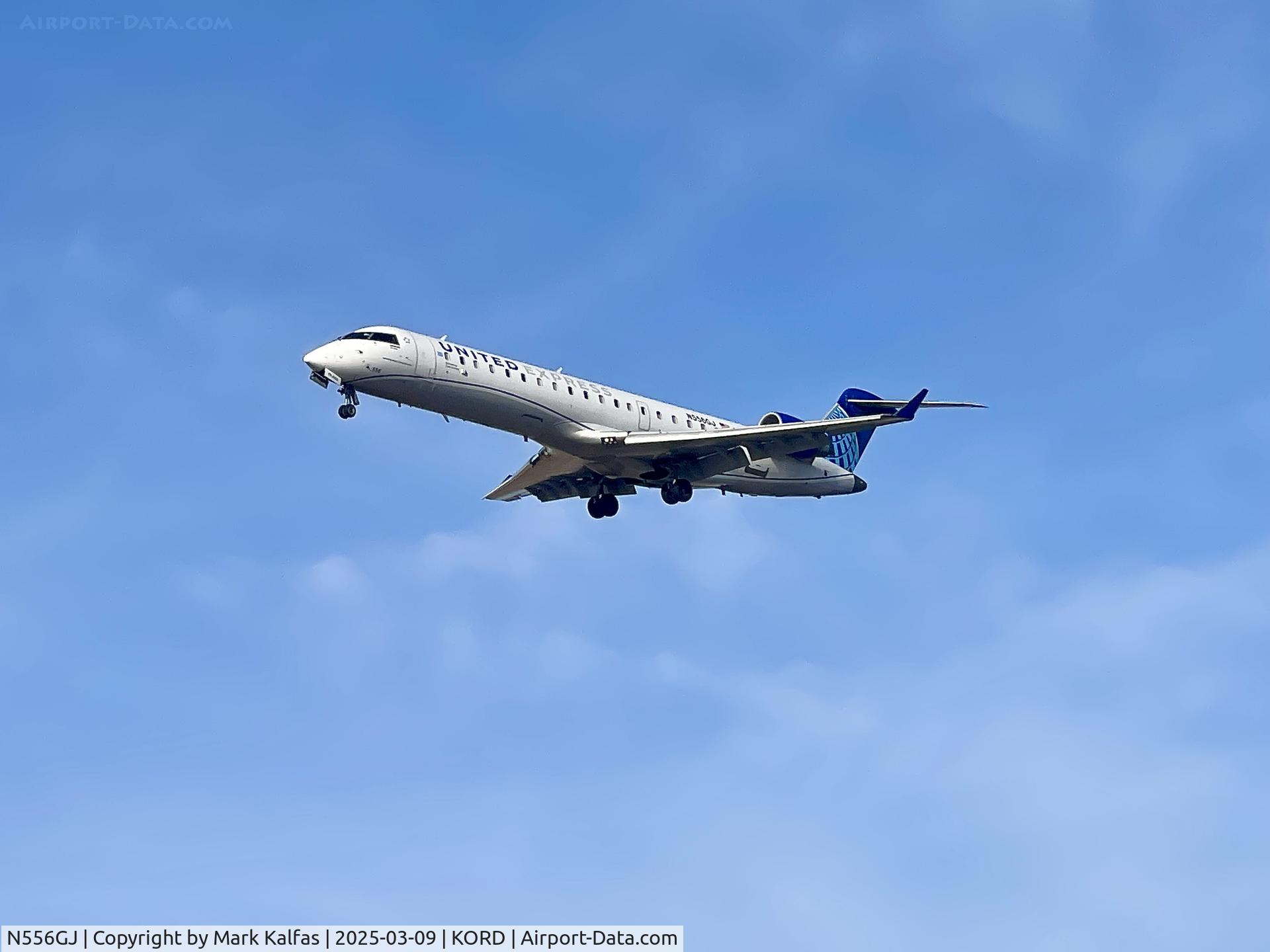 N556GJ, 2002 Bombardier CRJ-700 (CL-600-2C10) Regional Jet C/N 10050, CRJ7 GOJET / UNITED EXPRESS Bombardier CRJ-550 N556GJ GJS4472 GRR-ORD