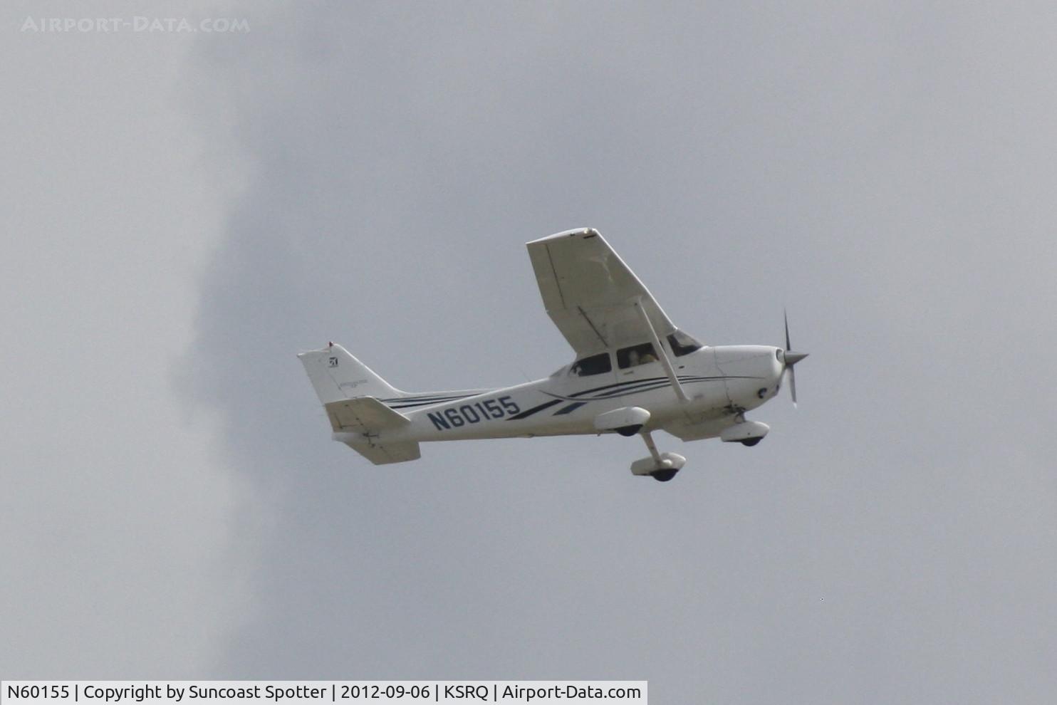 N60155, 2006 Cessna 172S Skyhawk SP C/N 172S10167, Cessna Skyhawk departs Sarasota-Bradenton International Airport