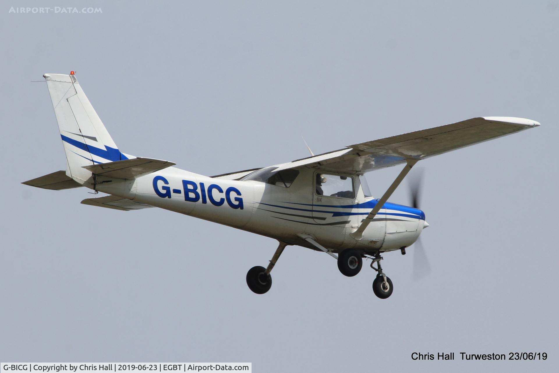 G-BICG, 1980 Reims F152 C/N 1796, Turweston, Air Britain fly in