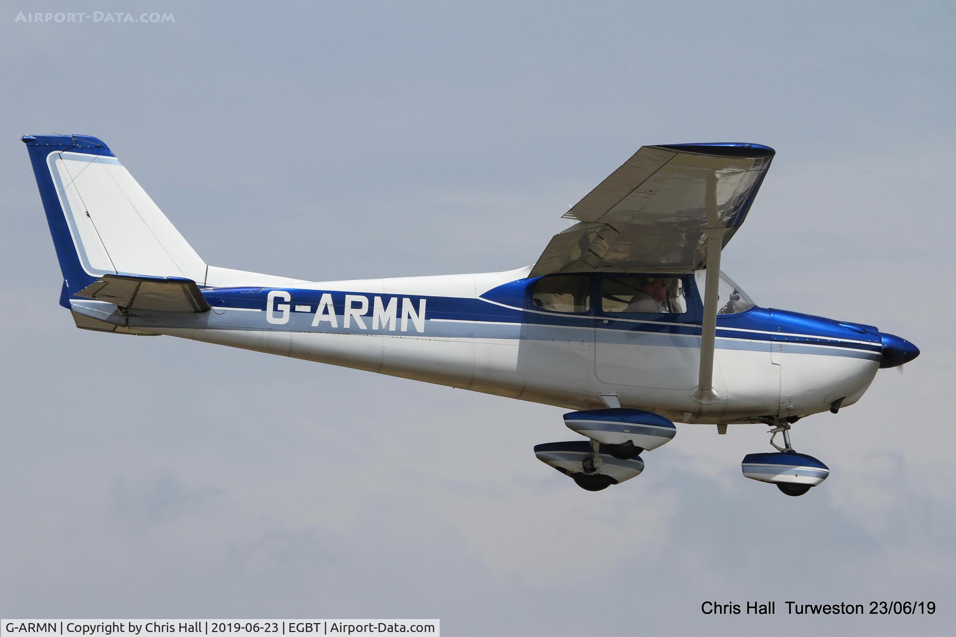 G-ARMN, 1961 Cessna 175B Skylark C/N 175-56994, Turweston, Air Britain fly in