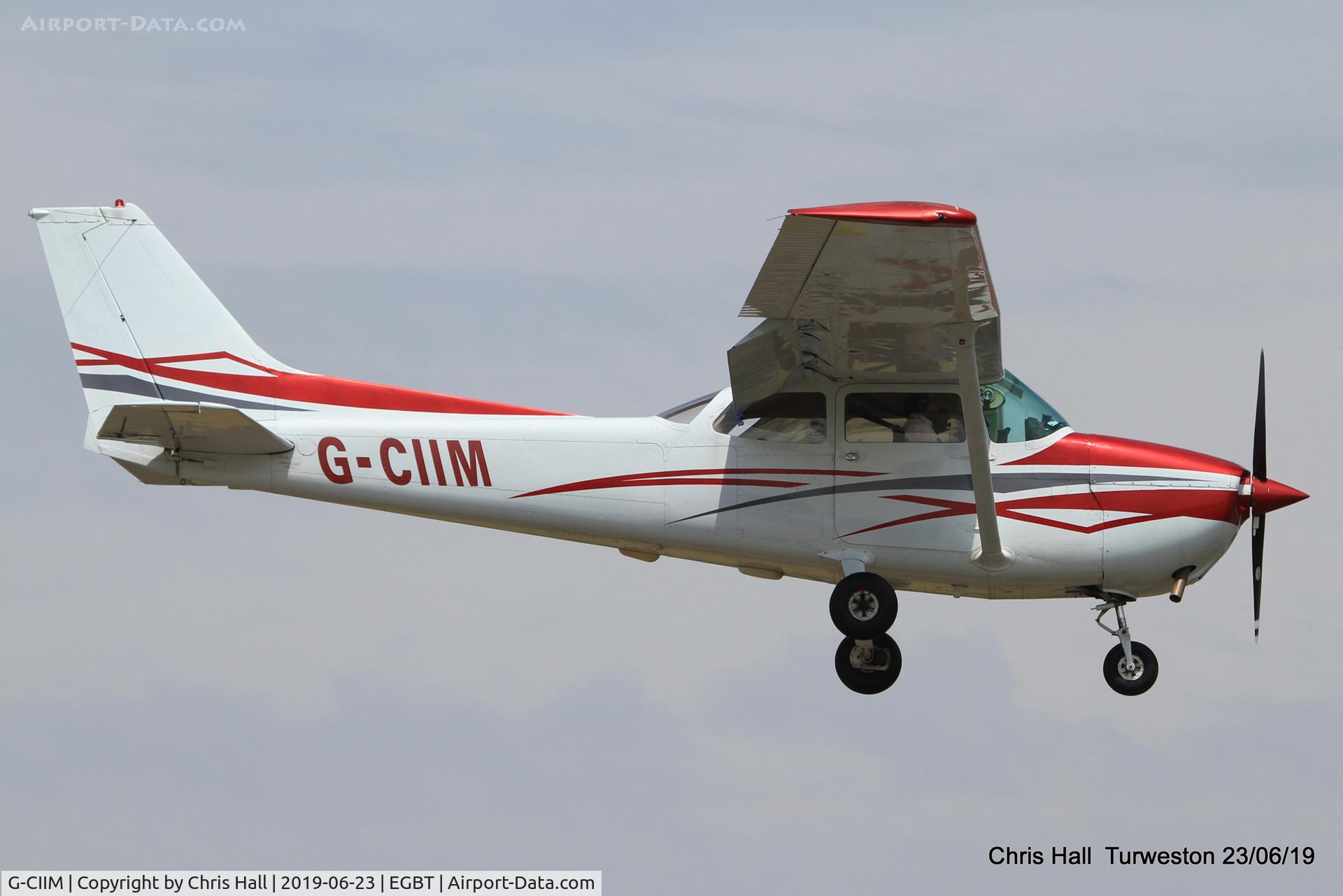 G-CIIM, 1980 Reims F172N Skyhawk C/N 1932, Turweston, Air Britain fly in