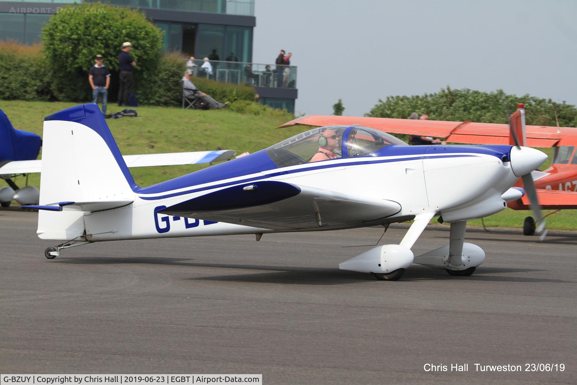 G-BZUY, 2001 Vans RV-6 C/N PFA 181A-13471, Turweston, Air Britain fly in