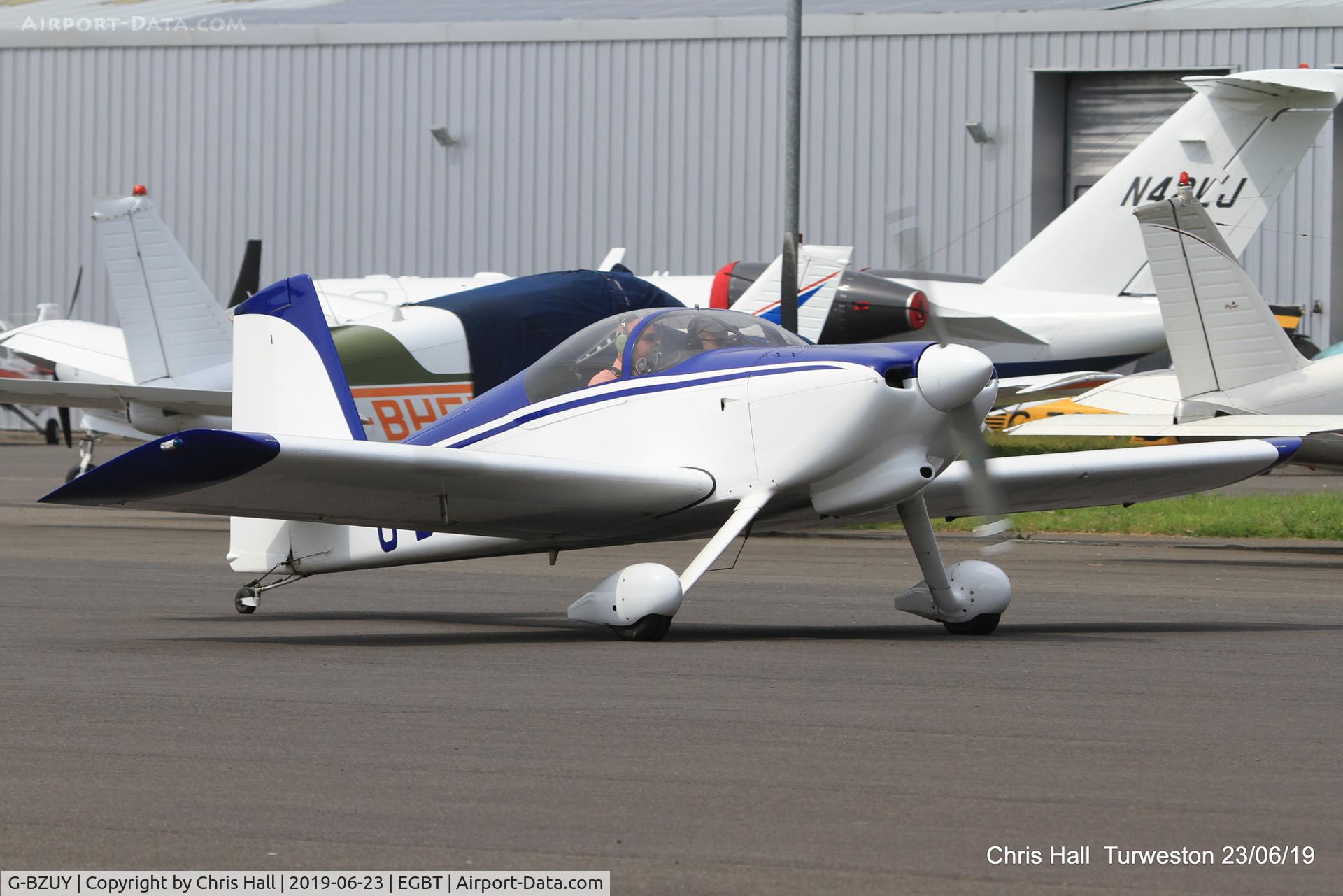 G-BZUY, 2001 Vans RV-6 C/N PFA 181A-13471, Turweston, Air Britain fly in