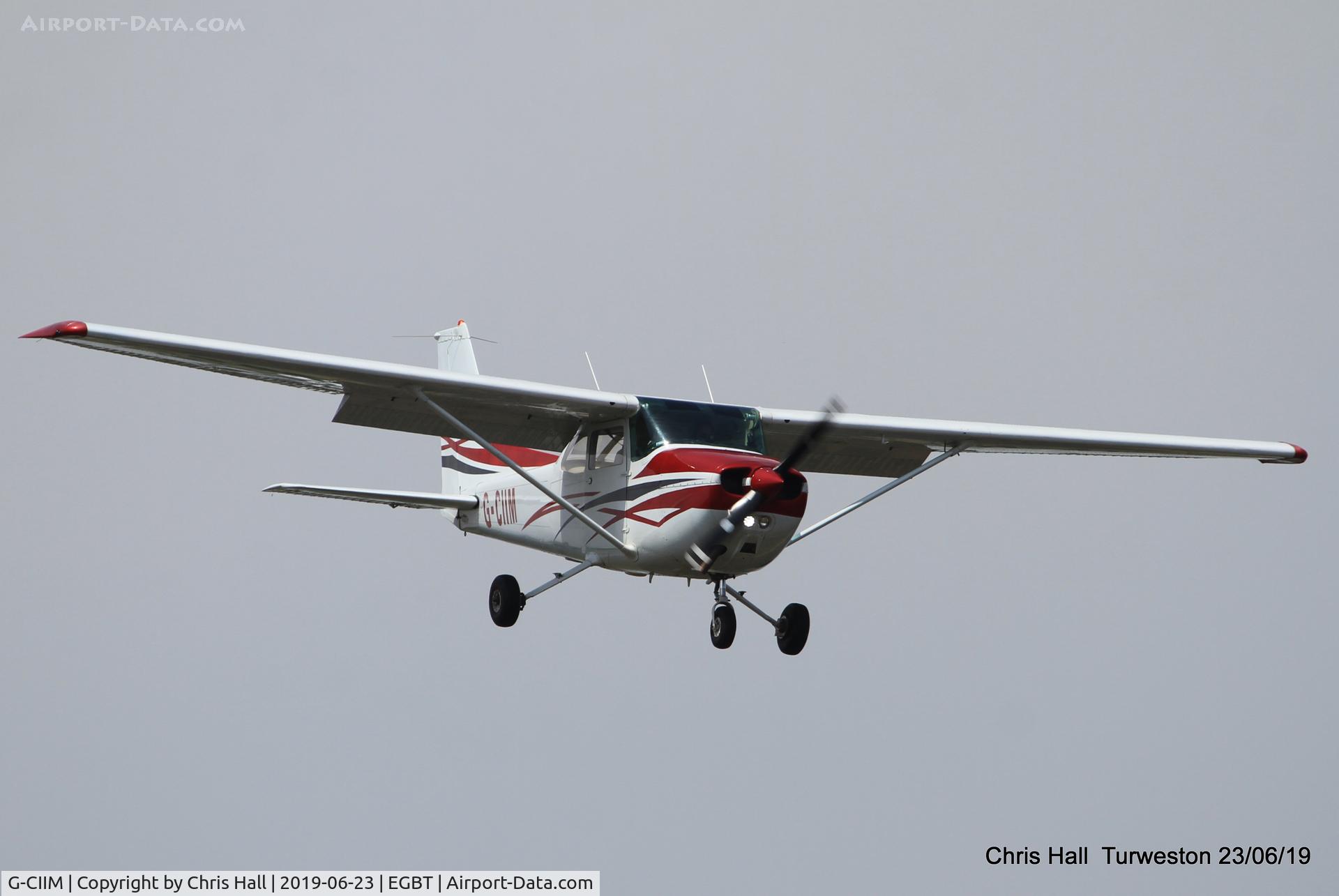 G-CIIM, 1980 Reims F172N Skyhawk C/N 1932, Turweston, Air Britain fly in