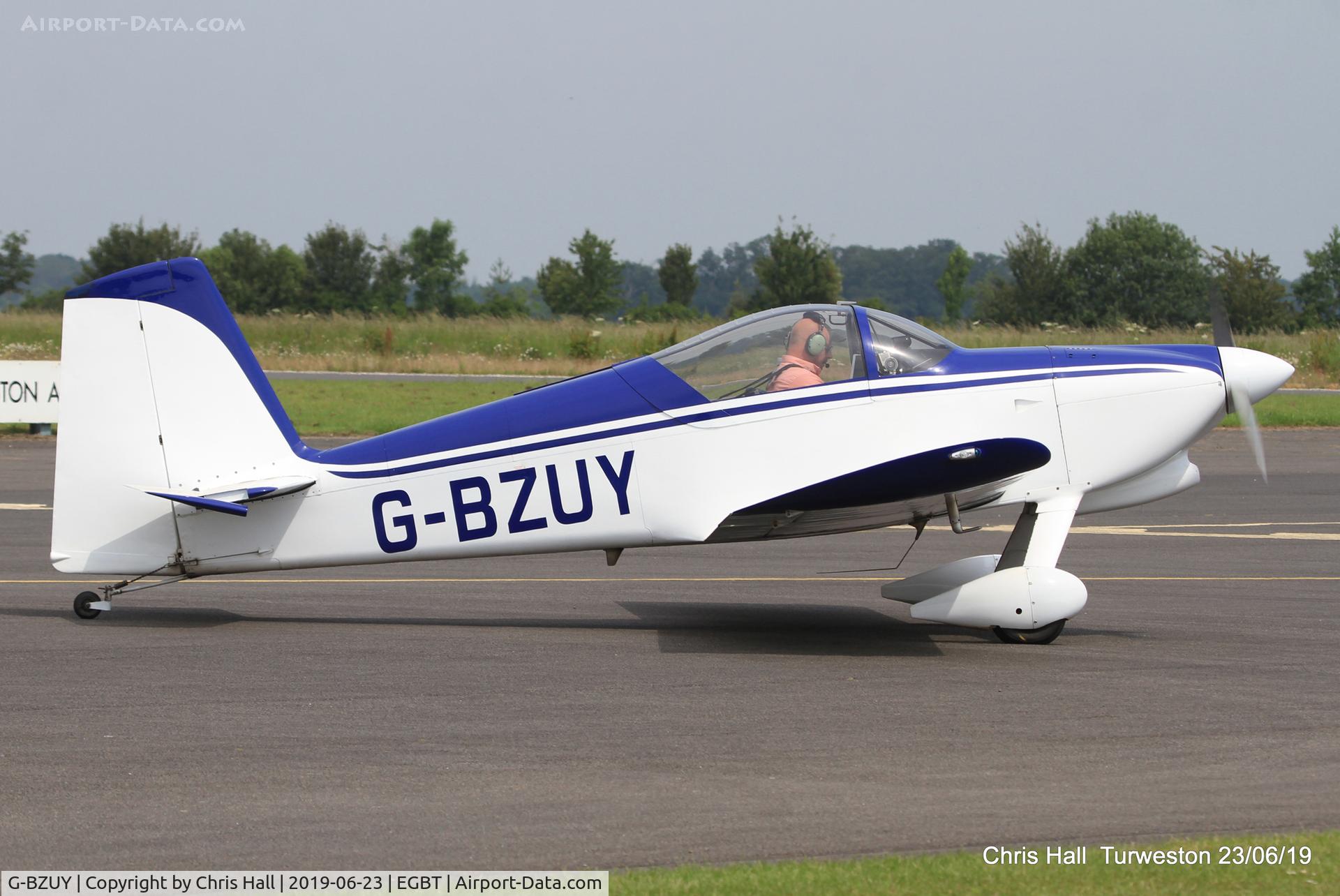 G-BZUY, 2001 Vans RV-6 C/N PFA 181A-13471, Turweston, Air Britain fly in