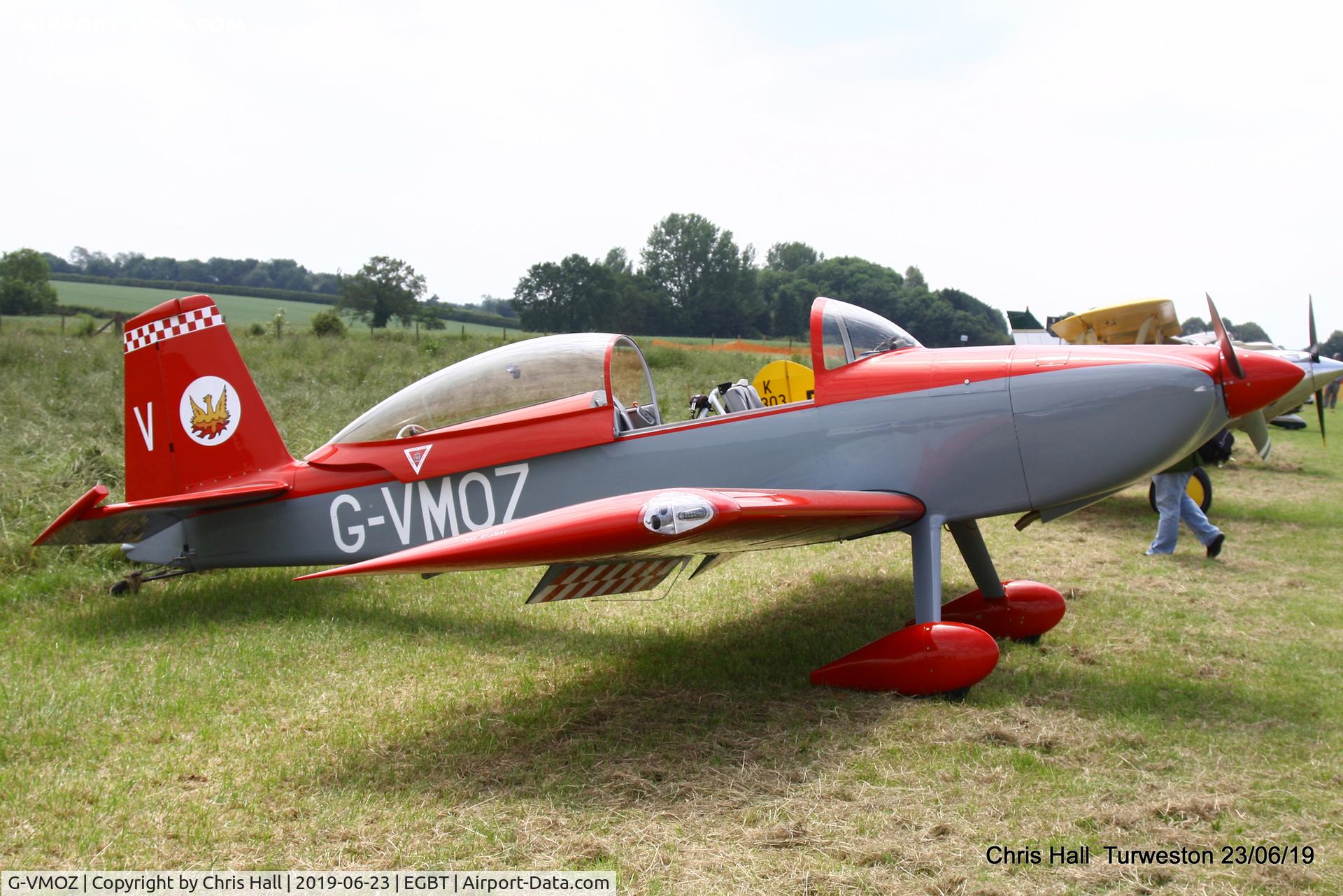 G-VMOZ, 2014 Vans RV-8 C/N LAA 303-15029, Turweston, Air Britain fly in