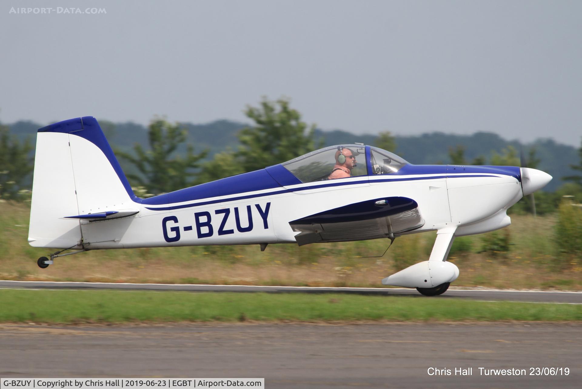 G-BZUY, 2001 Vans RV-6 C/N PFA 181A-13471, Turweston, Air Britain fly in
