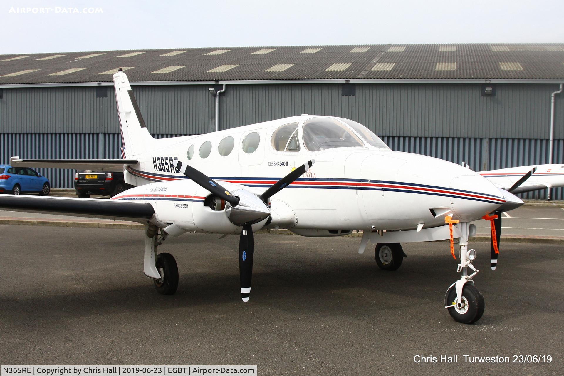 N365RE, 1971 Cessna 340A ii C/N 340A0459, Turweston, Air Britain fly in