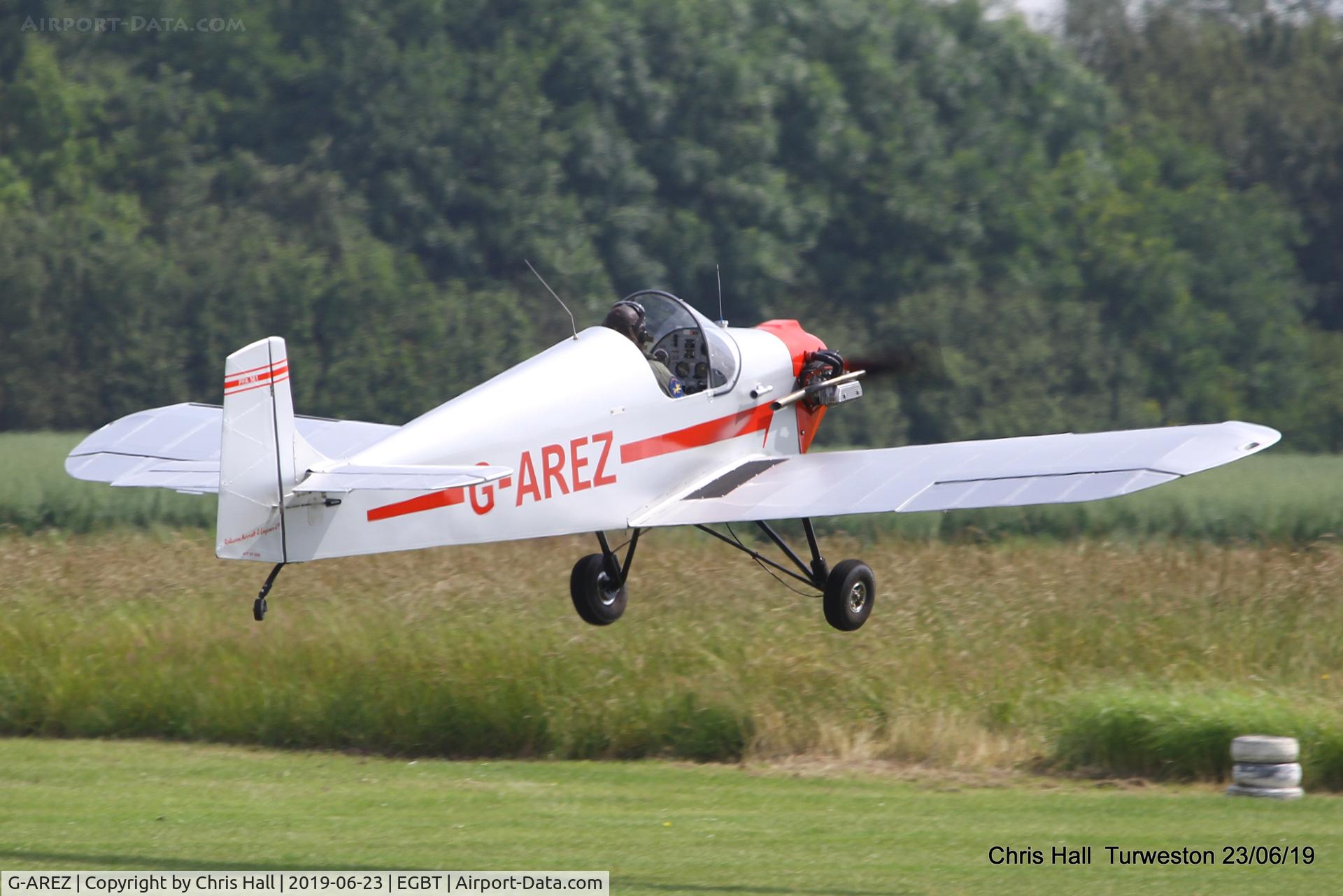 G-AREZ, 1960 Rollason Druine D.31 Turbulent C/N PFA 561, Turweston, Air Britain fly in