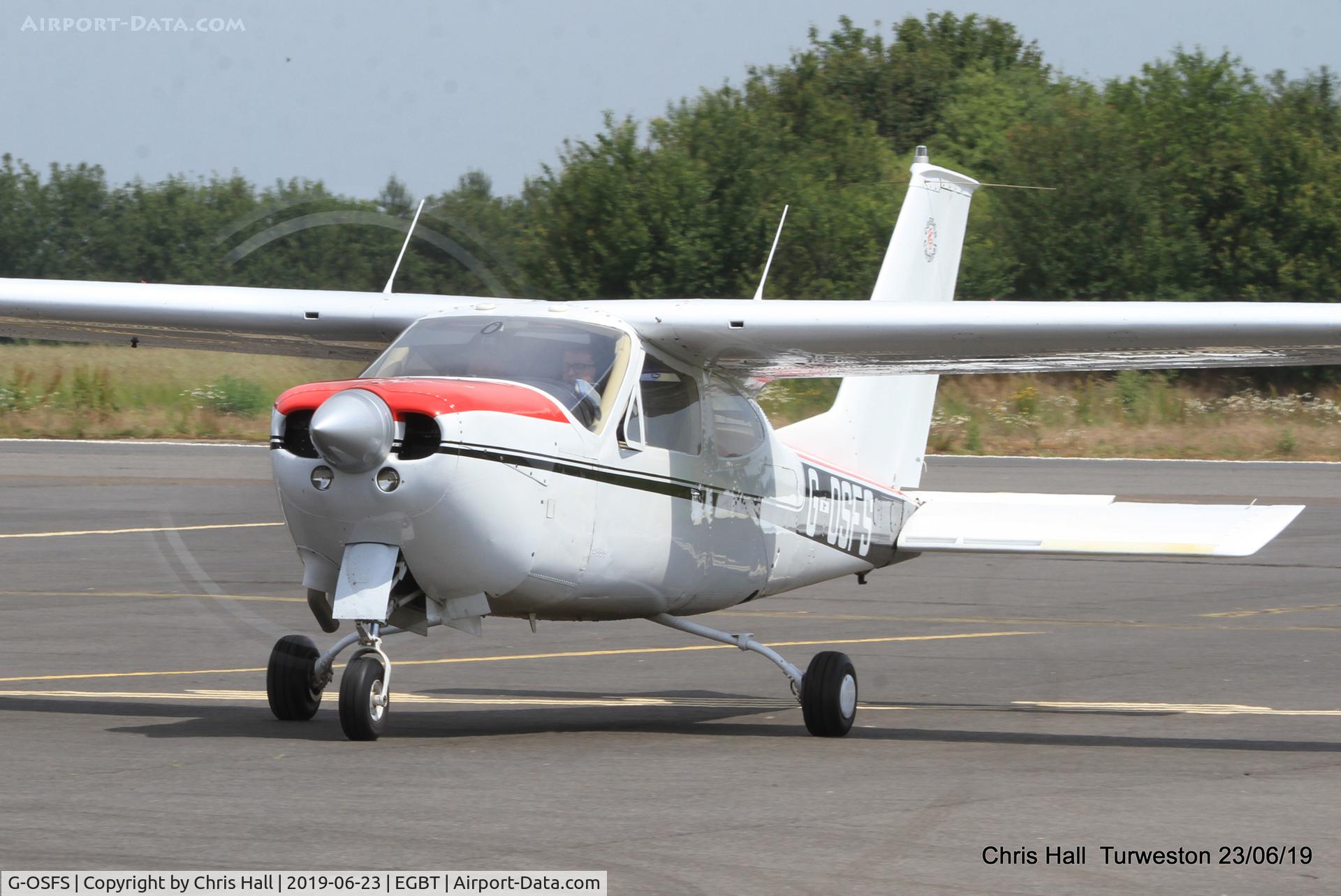 G-OSFS, 1973 Reims F177RG Cardinal RG C/N 177RG0082, Turweston, Air Britain fly in