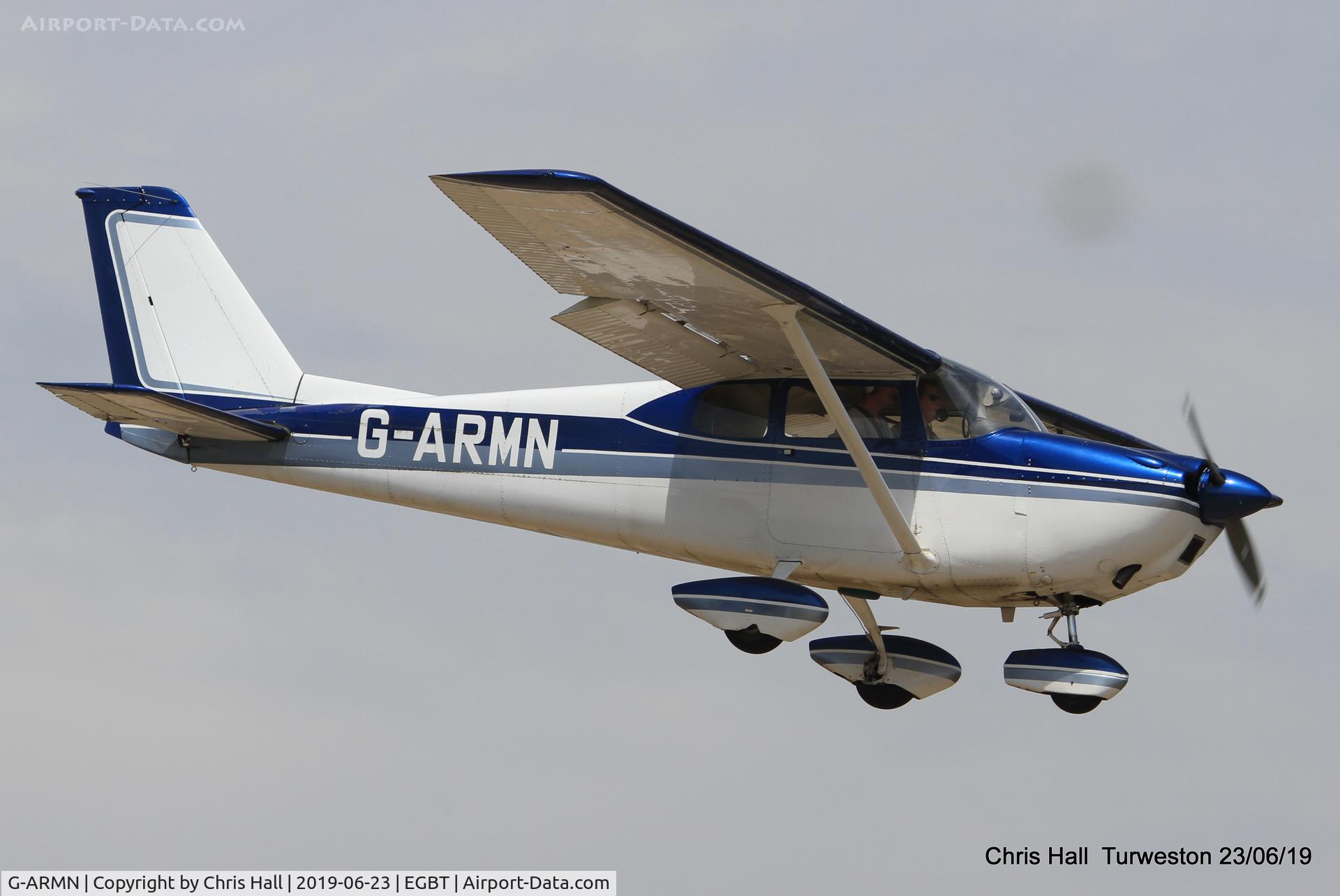 G-ARMN, 1961 Cessna 175B Skylark C/N 175-56994, Turweston, Air Britain fly in