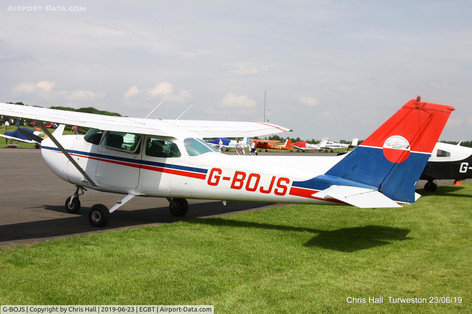 G-BOJS, 1981 Cessna 172P C/N 172-74582, Turweston, Air Britain fly in