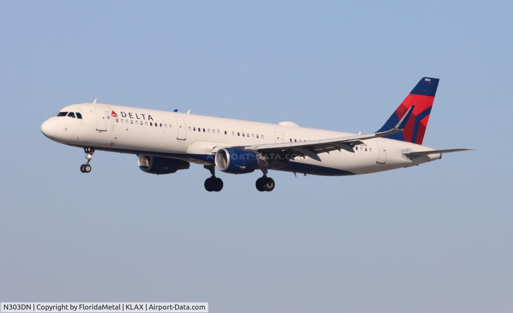 N303DN, 2016 Airbus A321-211 C/N 7061, DAL A321 zx dtw-lax