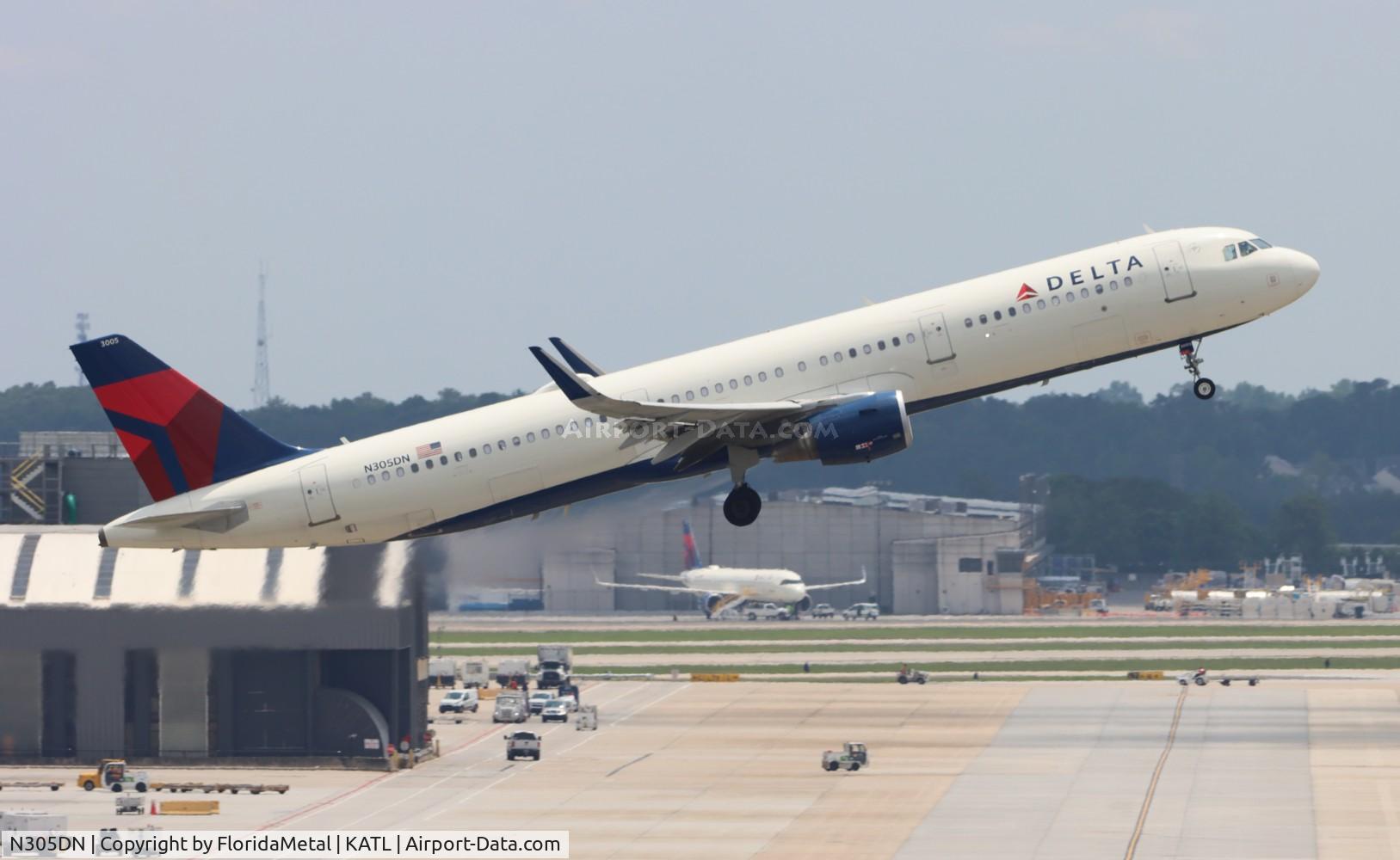 N305DN, 2016 Airbus A321-211 C/N 7149, DAL A321 zx atl-cle
