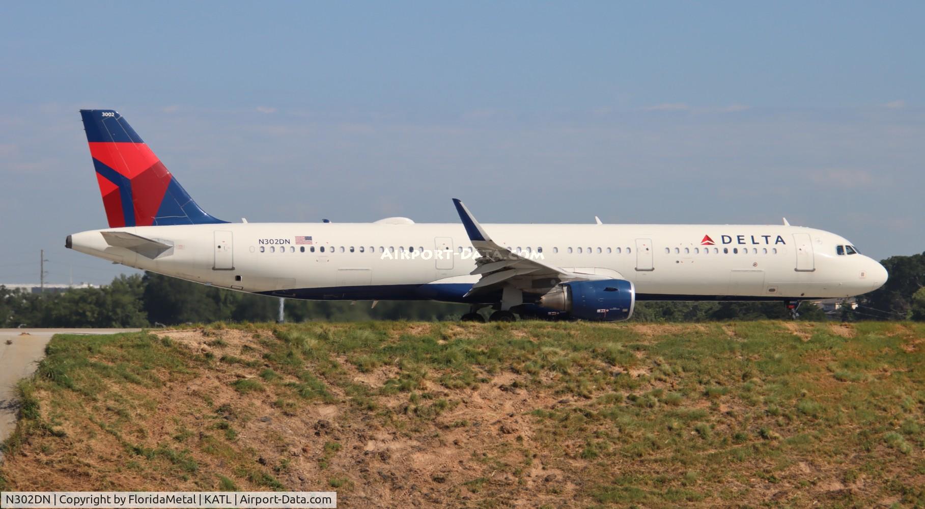 N302DN, 2016 Airbus A321-211 C/N 7031, DAL A321 zx atl-msp